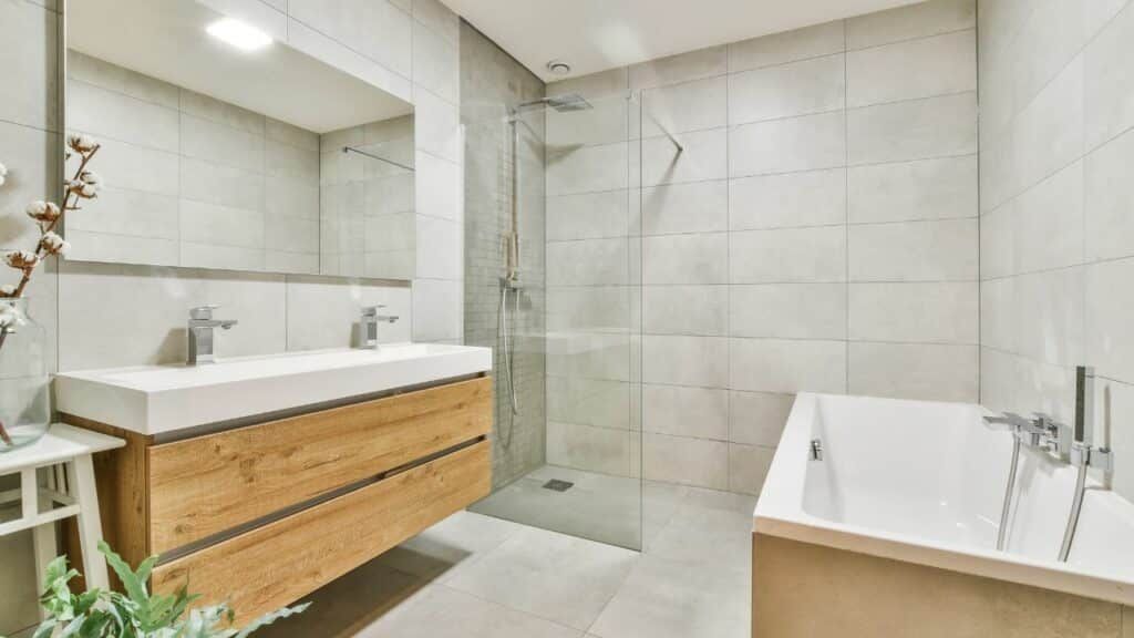 Bathroom Mirror Installation