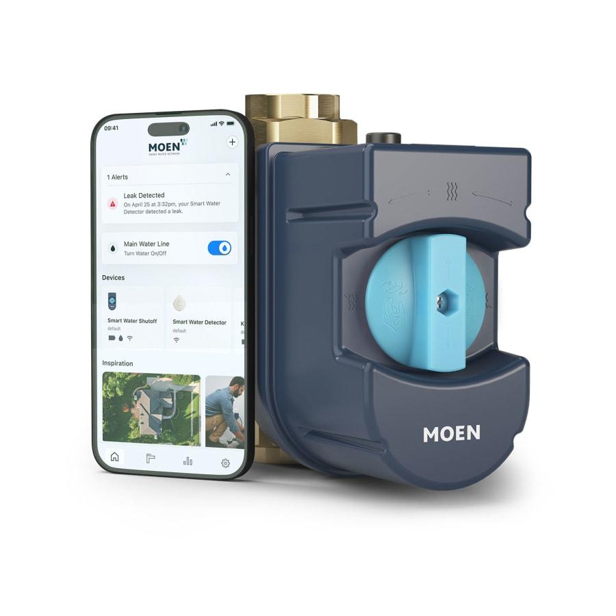 Flo by Moen Smart Water Monitor and Shutoff automatic whole-home leak detection and water shutoff device.