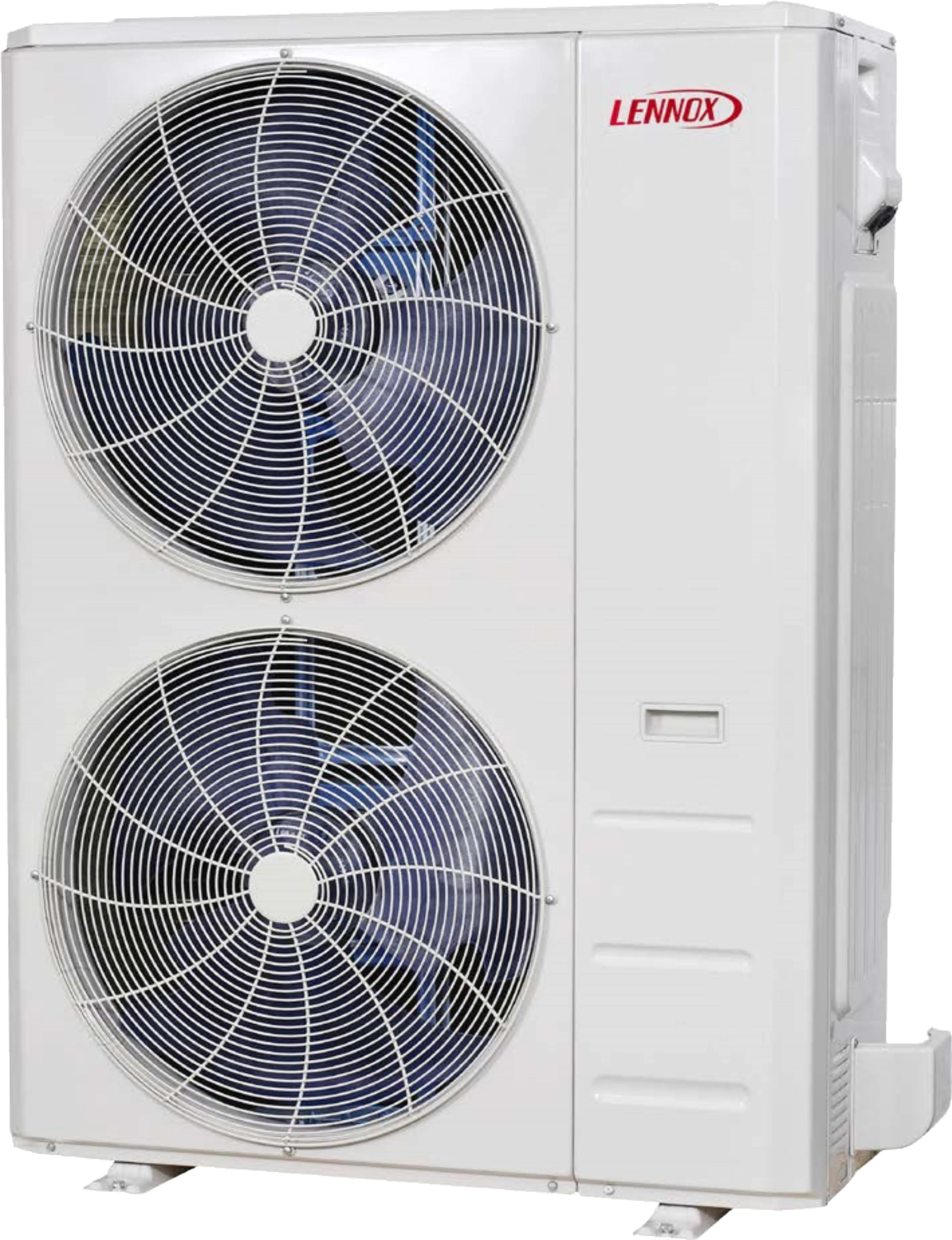 Lennox MMLD multi-zone ductless mini-split heat pump outdoor unit for residential heating and cooling.
