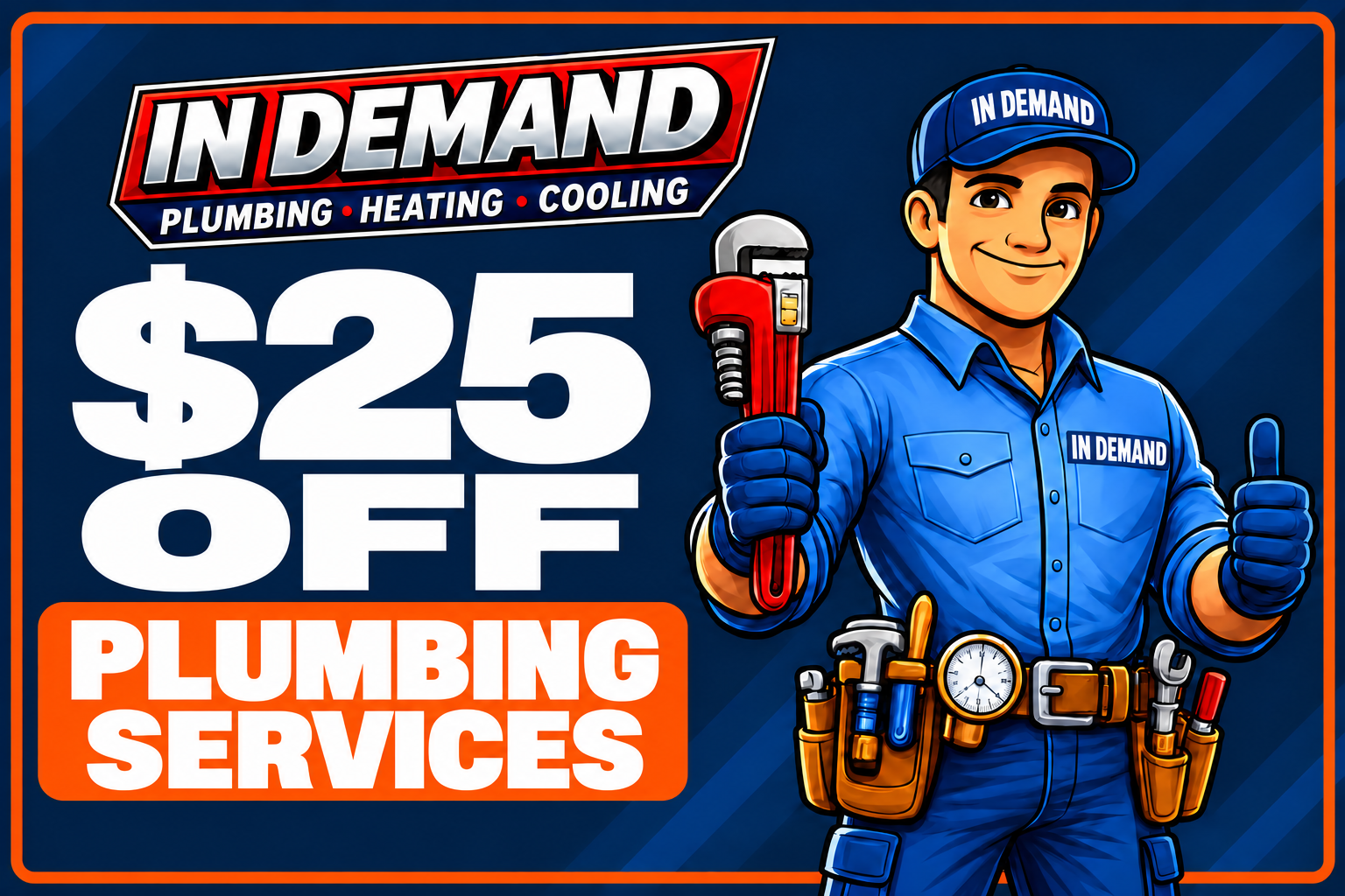 $25 Off Plumbing Services
