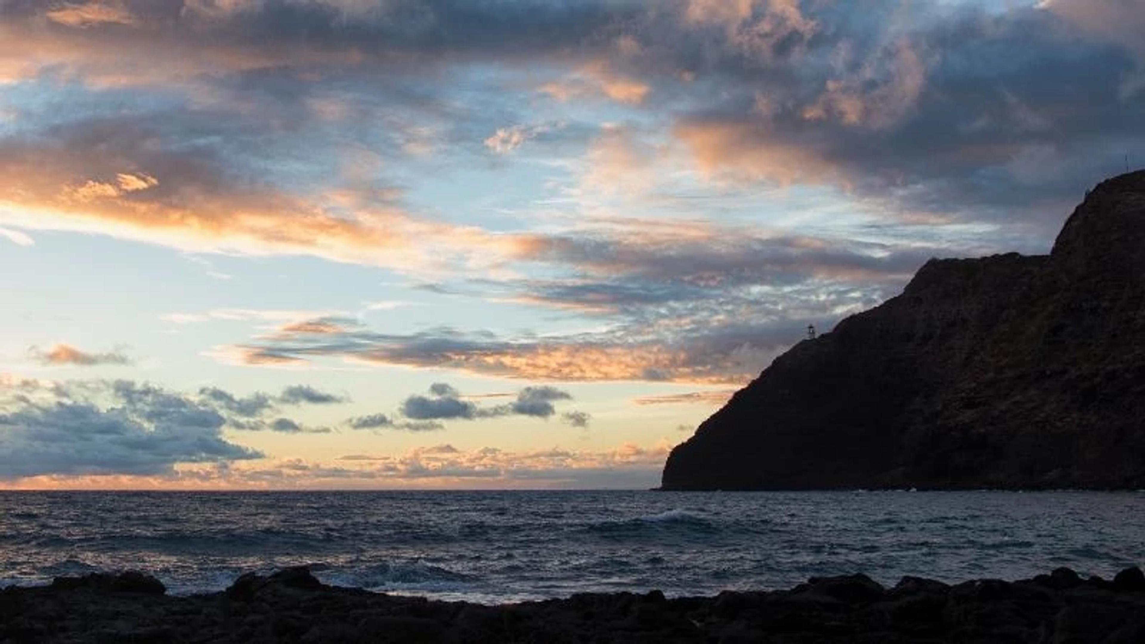 Sunset on Waimanalo Coast