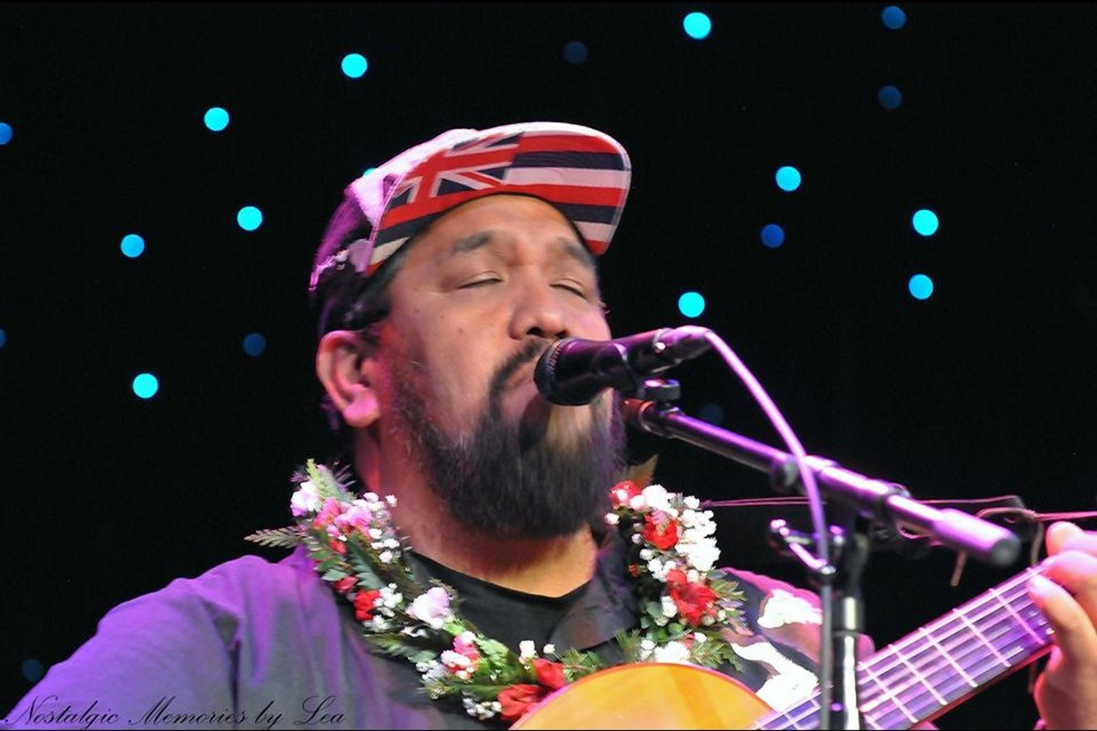 Kawika Kahiapo performing live