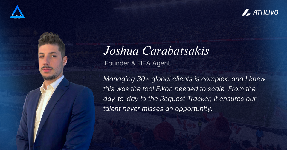 Joshua Carabatsakis - Founder a Eikon Sports
