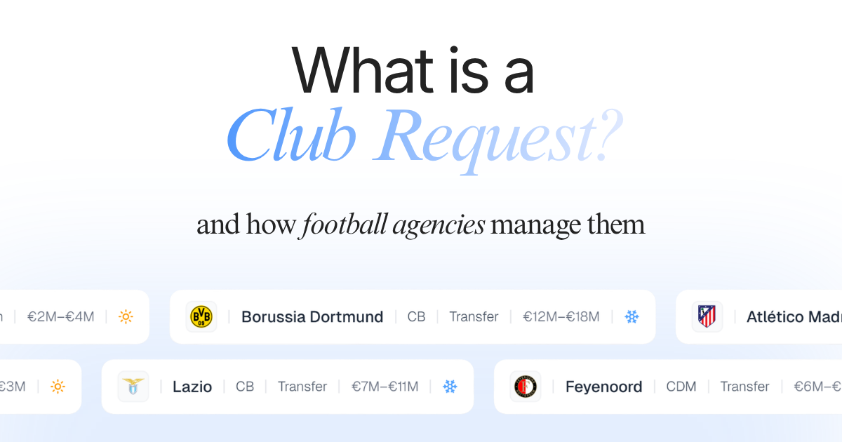 What is a club request in football