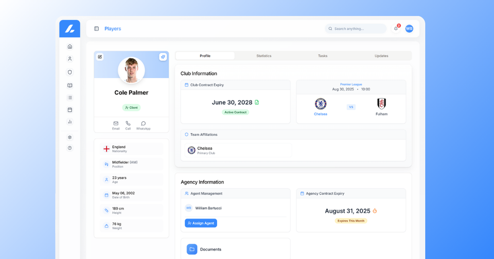 Player Profile - ATHLIVO