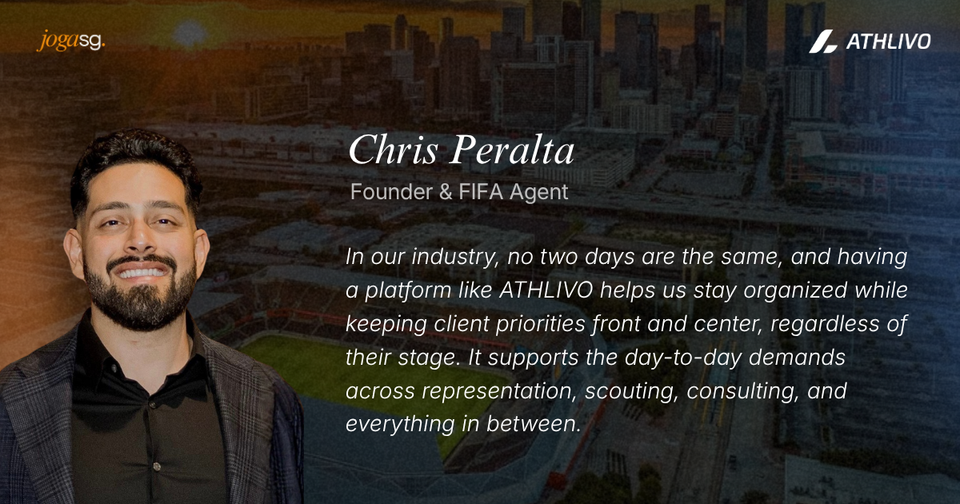 Chris Peralta - Founder and FIFA Agent at JOGA SG
