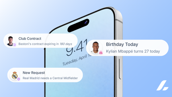 Mobile Push Notifications for Football Agents