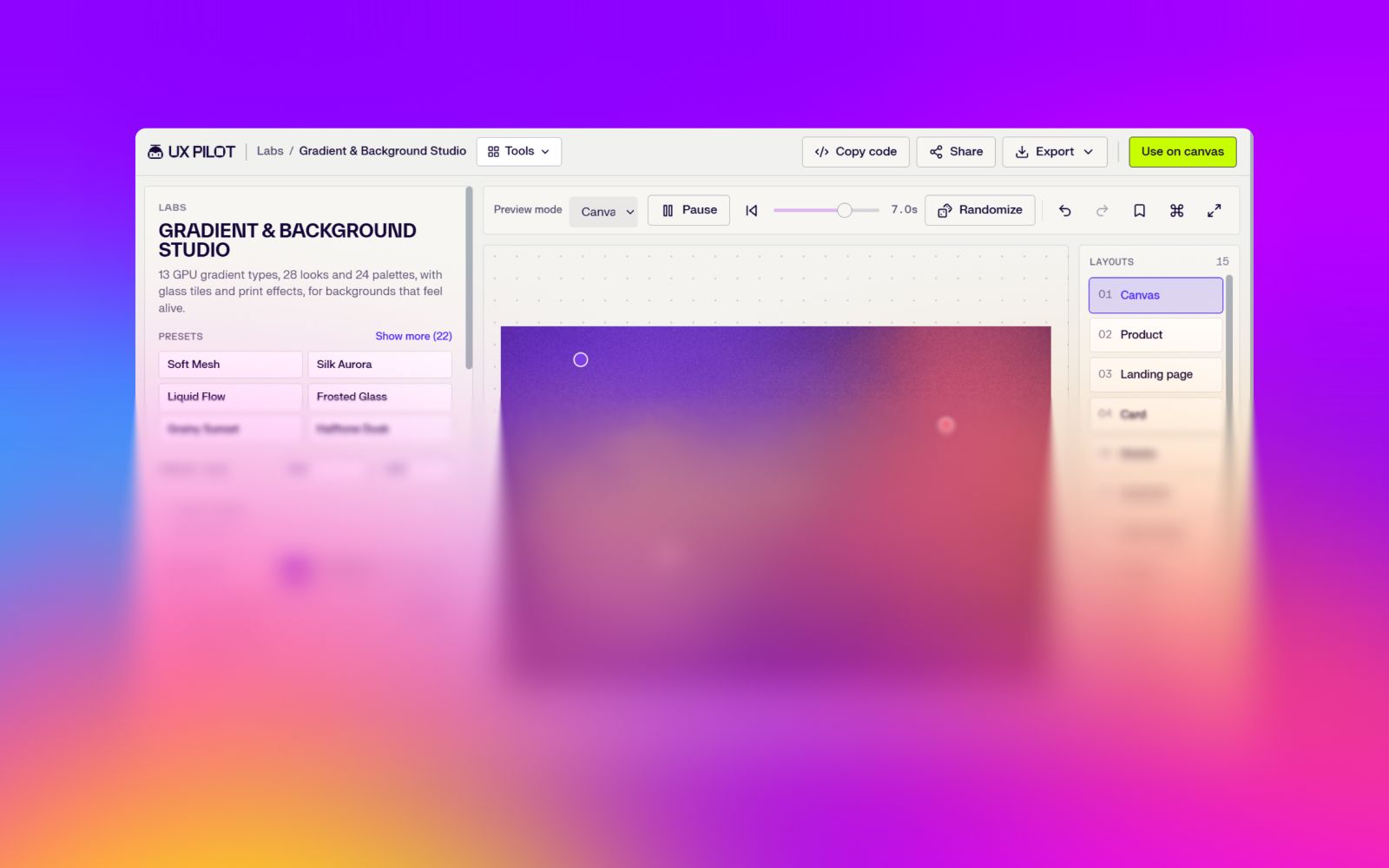 Background Studio screenshot