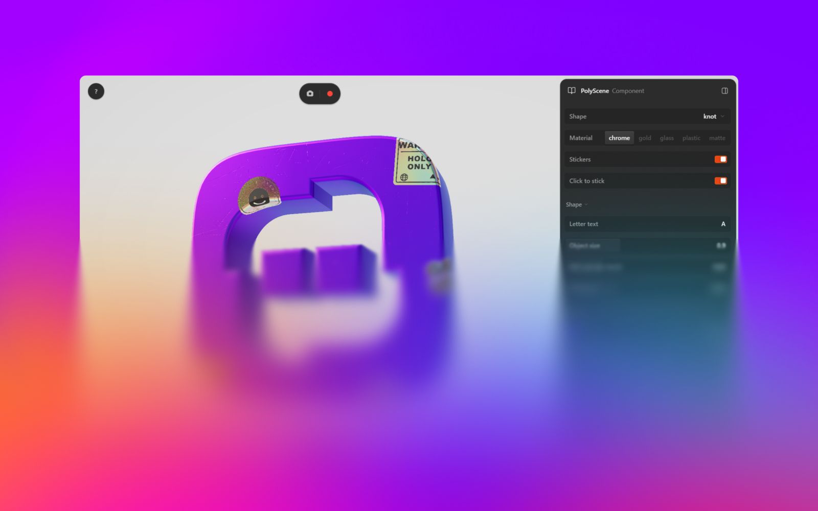 Sticky screenshot