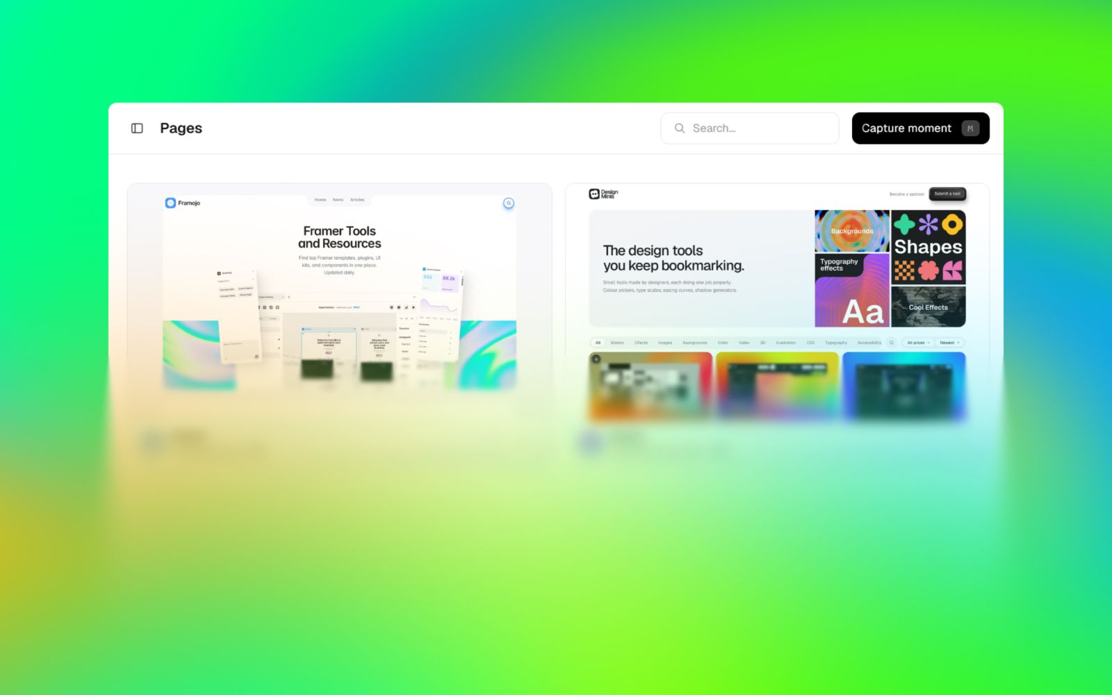 WebMoment screenshot