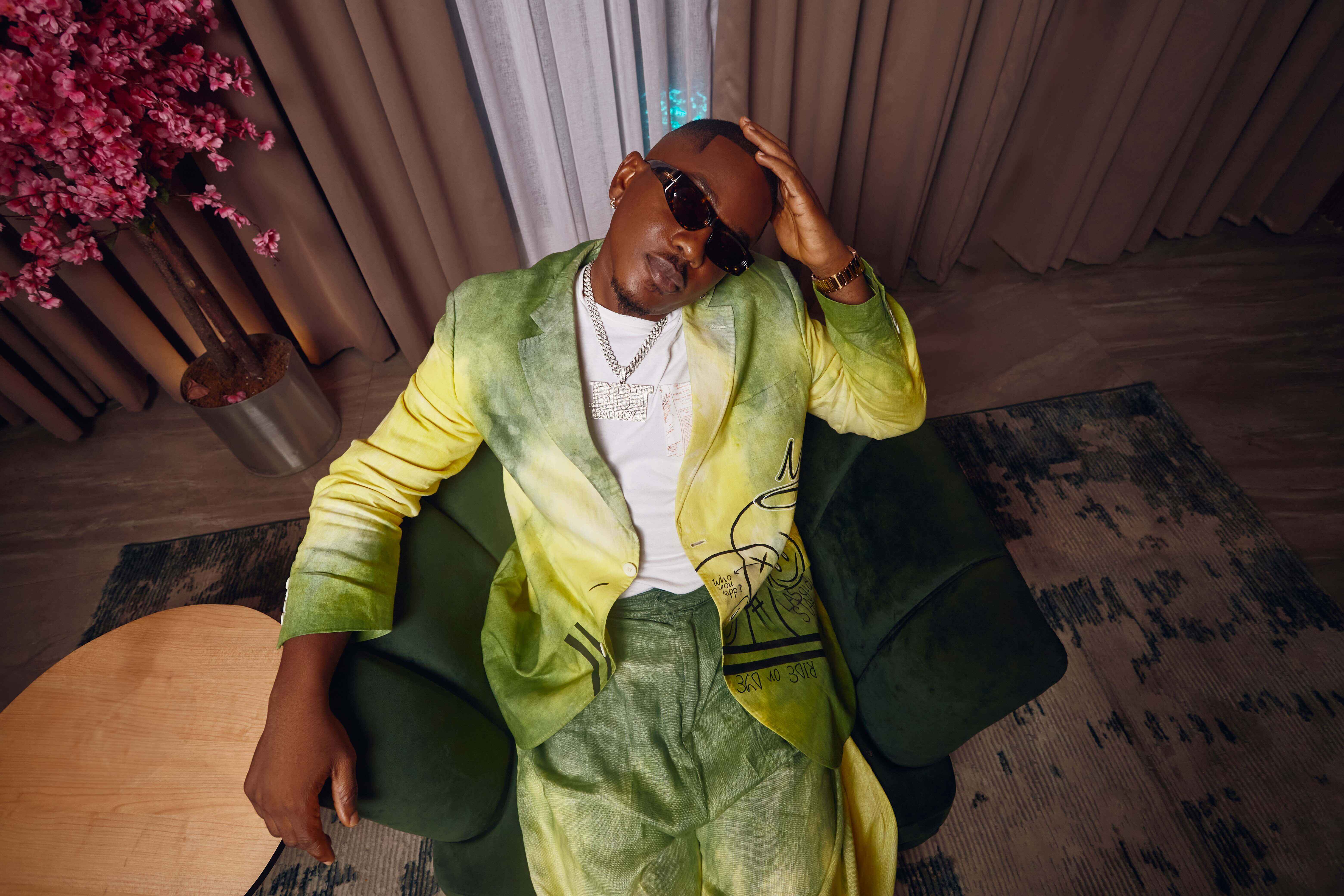 Man in green suit