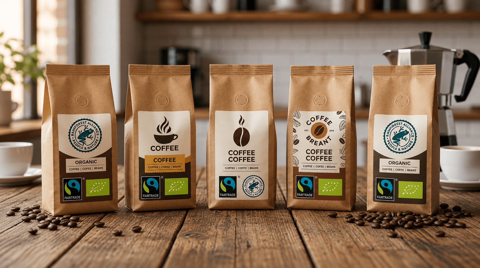 Koffiebonen keurmerken uitgelegd: Wat betekenen de logo's op je zak koffie?