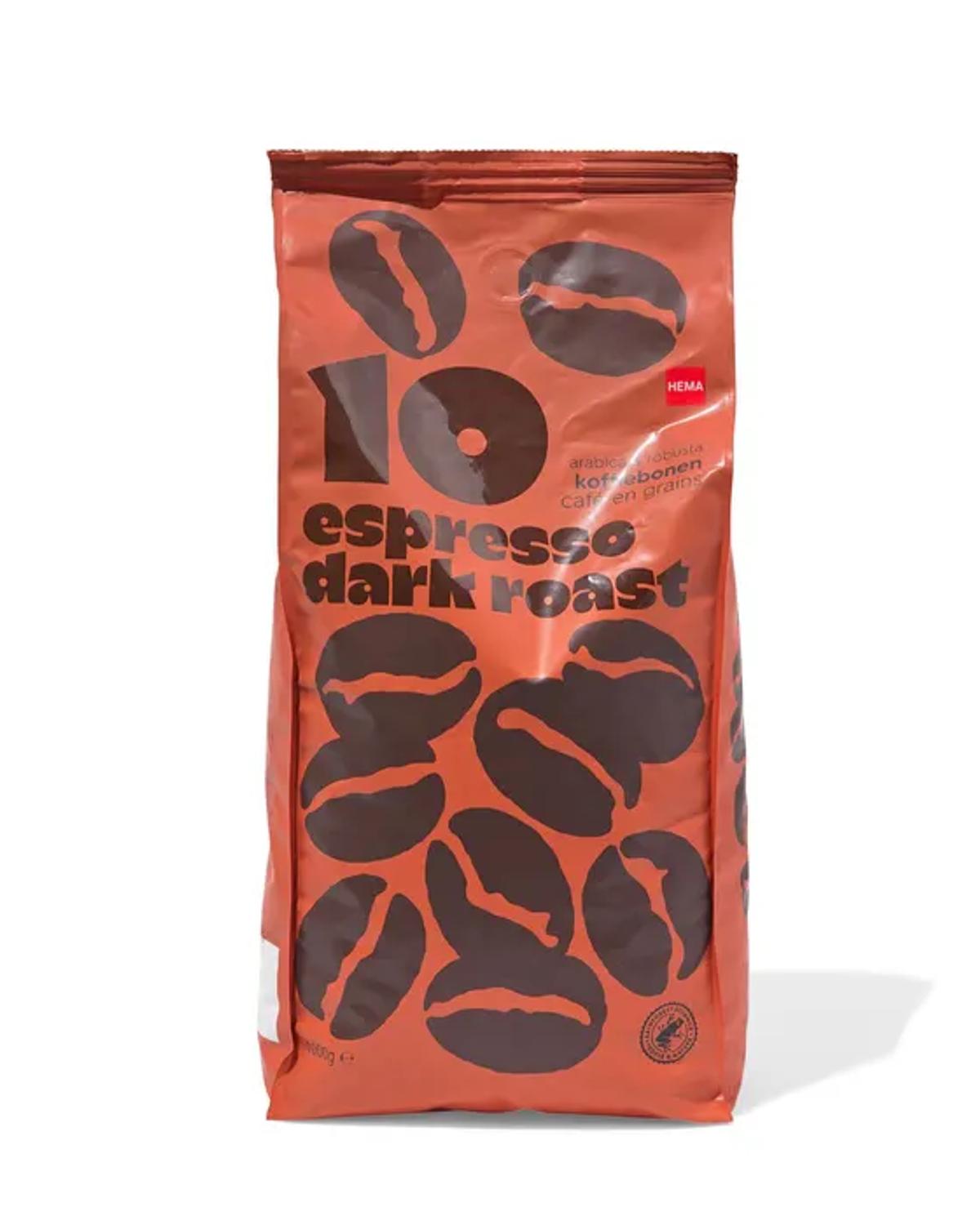 Hema dark roast Koffiebonen aanbieding 