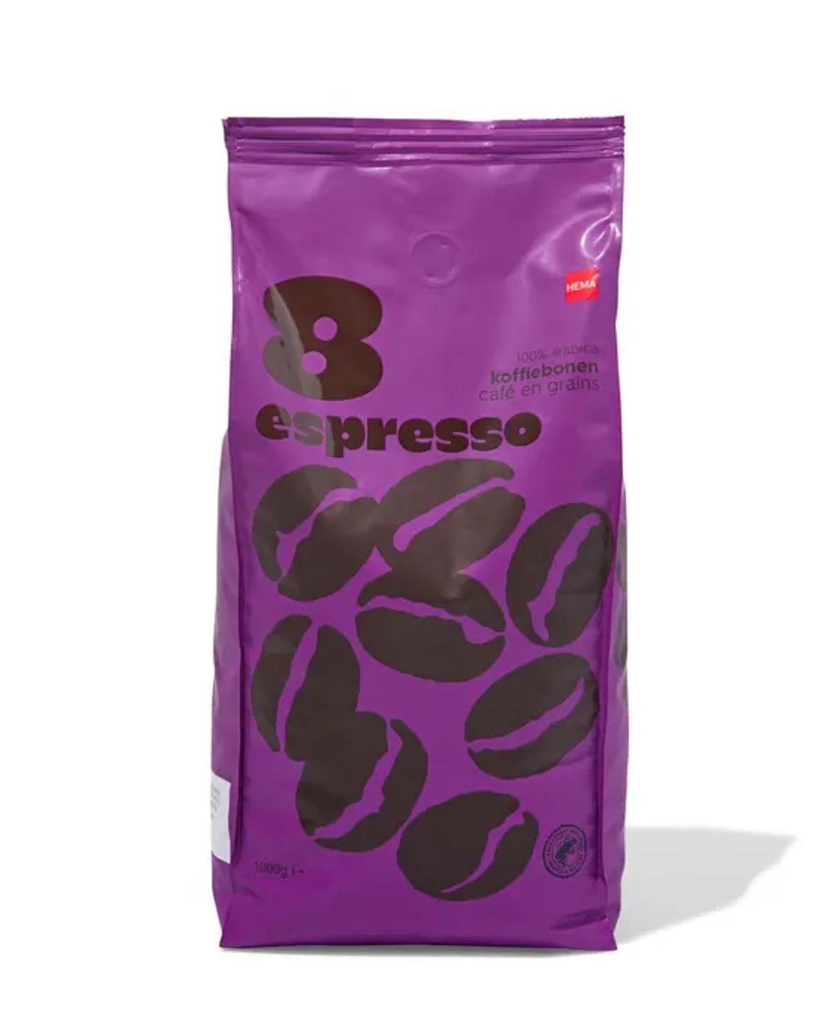 Hema espresso 8 koffiebonen 