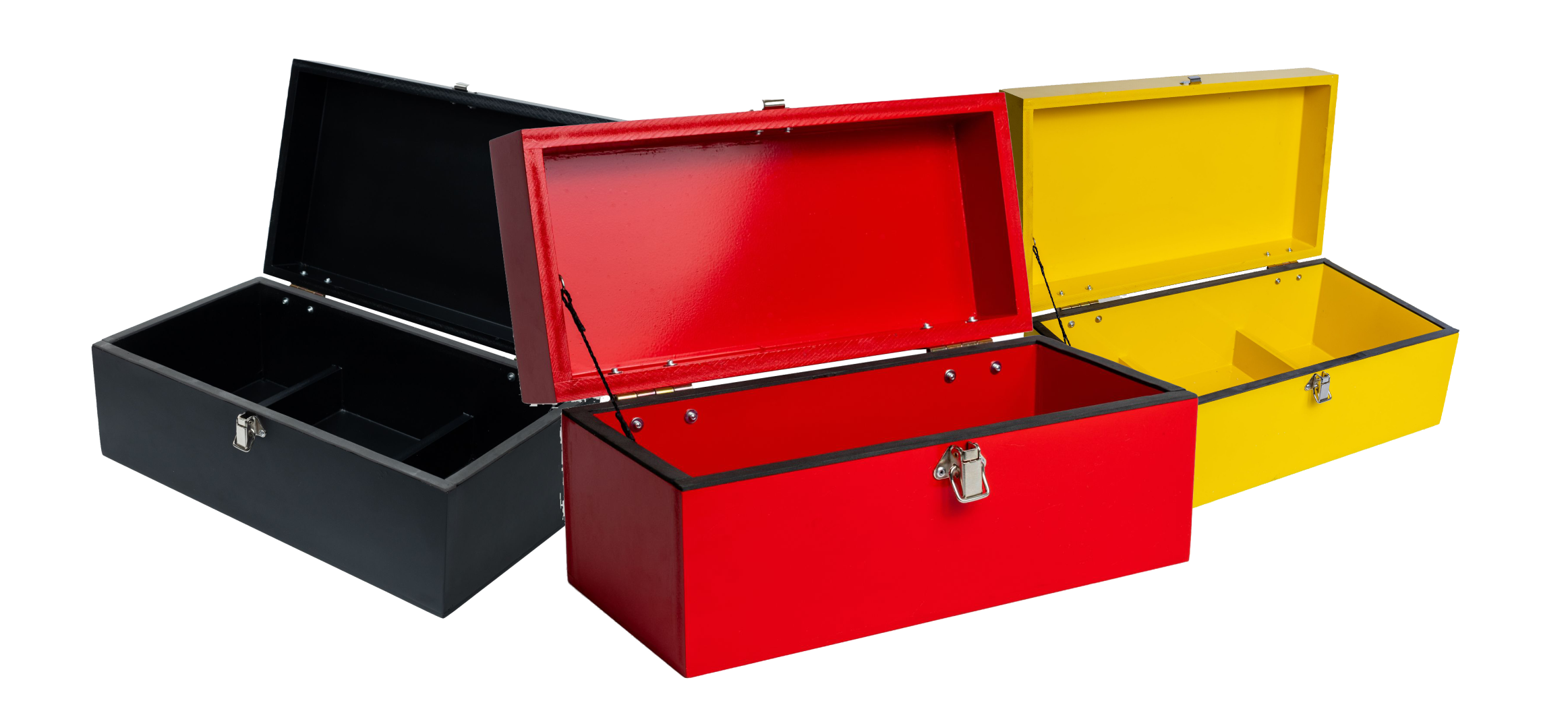 Organized terminal tackle and bait prep boxes