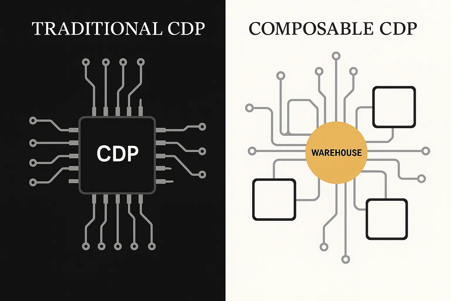 Composable CDP Vs Traditional CDP