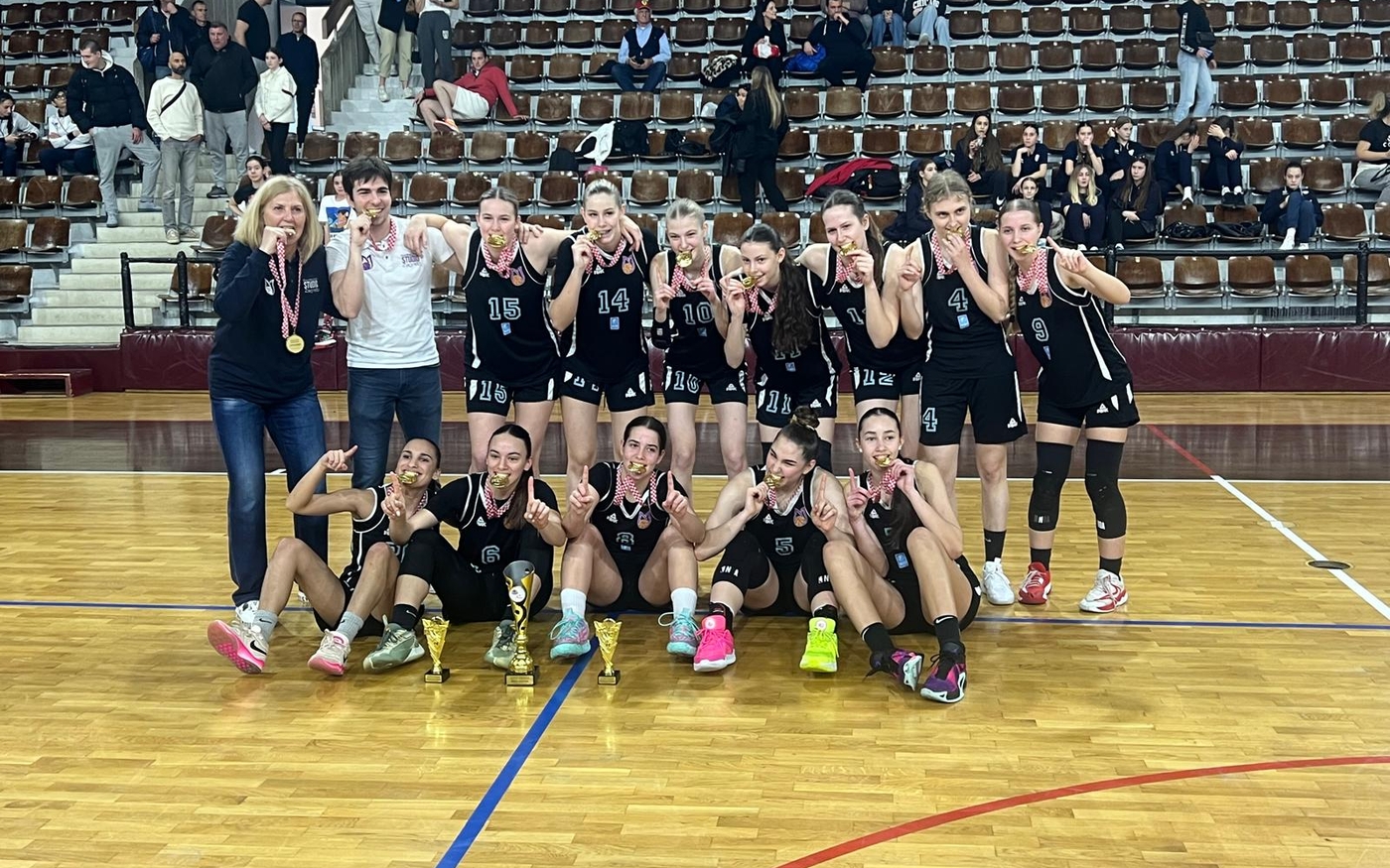 Juniorke Studija Zagreb slave naslov prvakinja Hrvatske u sezoni 2024./25.