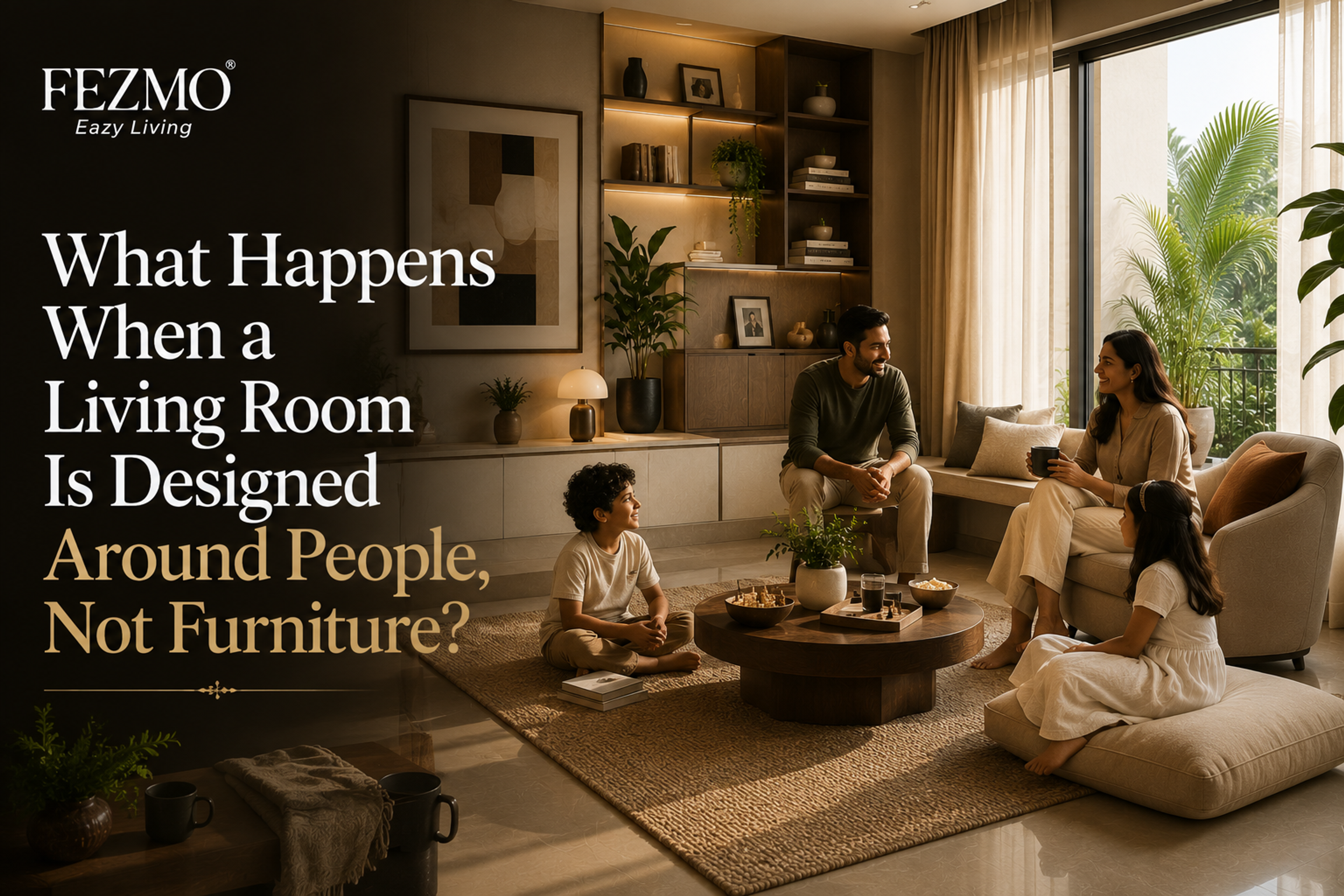What Happens When a Living Room Is Designed Around People, Not Furniture?