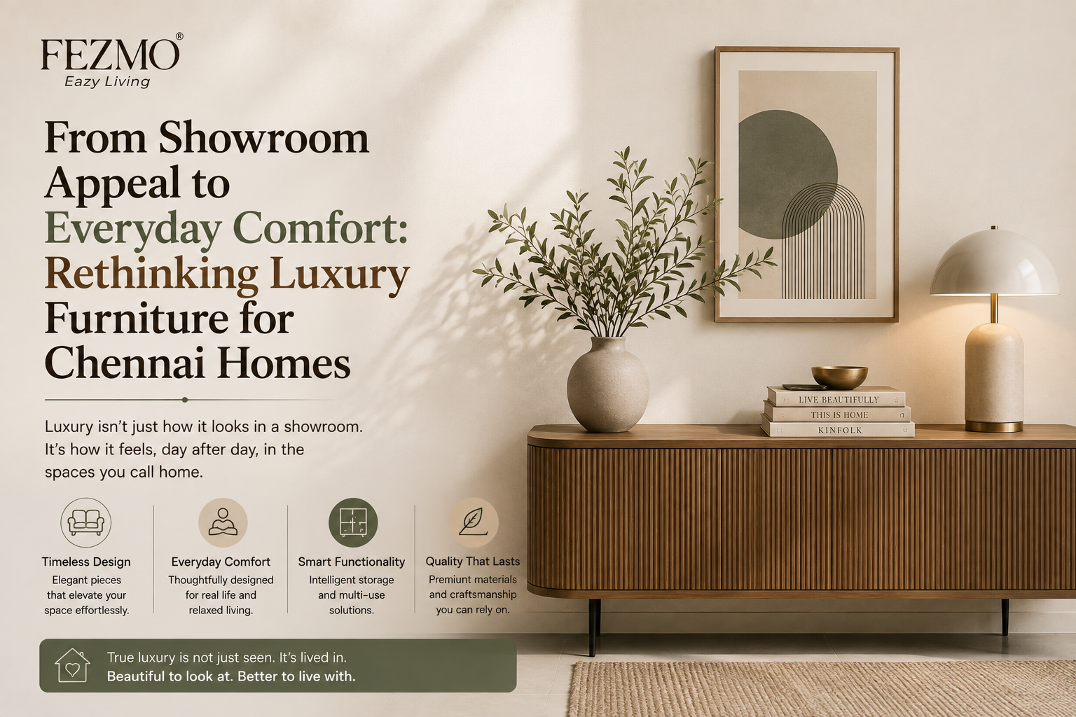 From Showroom Appeal to Everyday Comfort: Rethinking Luxury Furniture for Chennai Homes