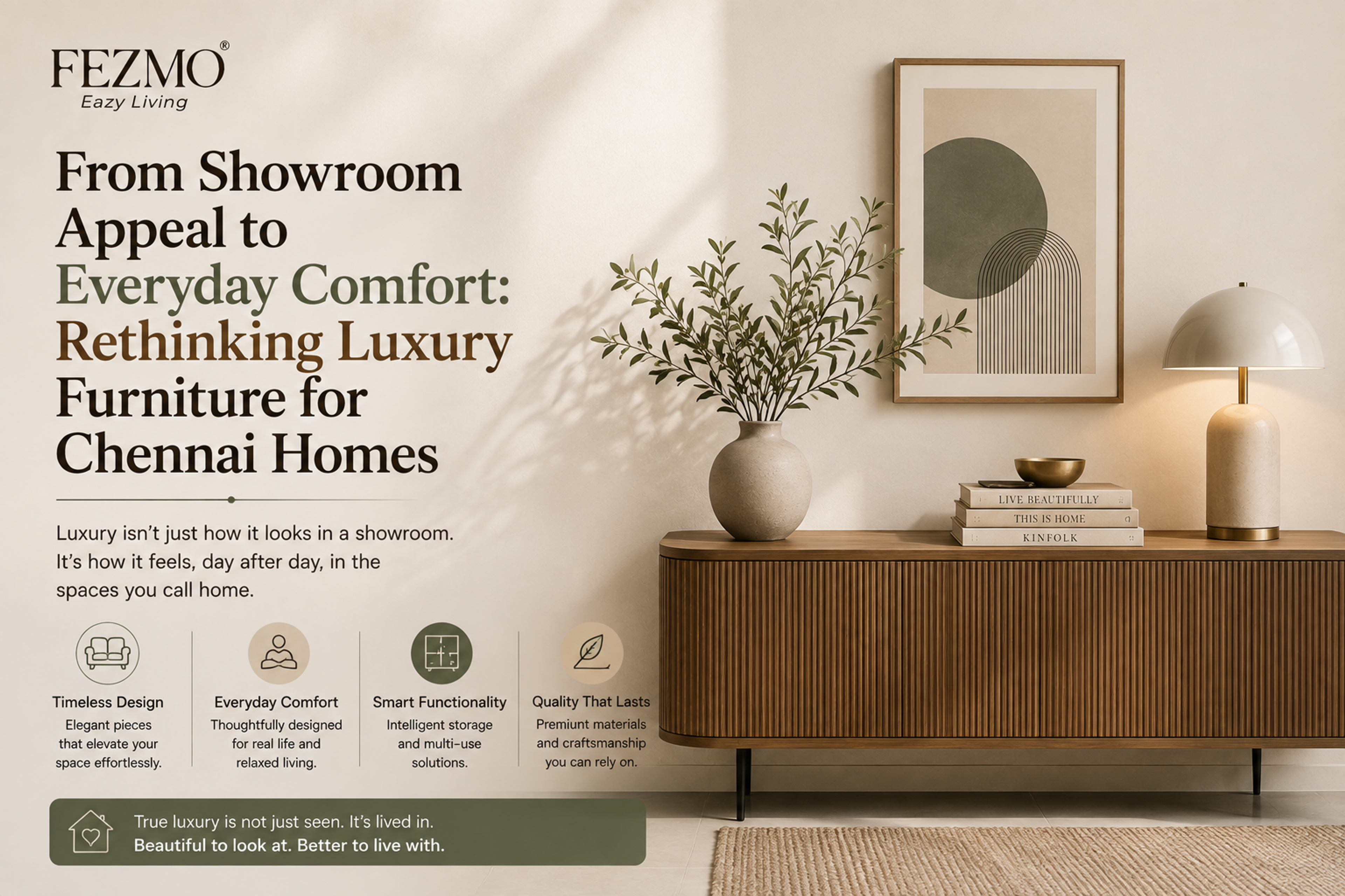 From Showroom Appeal to Everyday Comfort: Rethinking Luxury Furniture for Chennai Homes