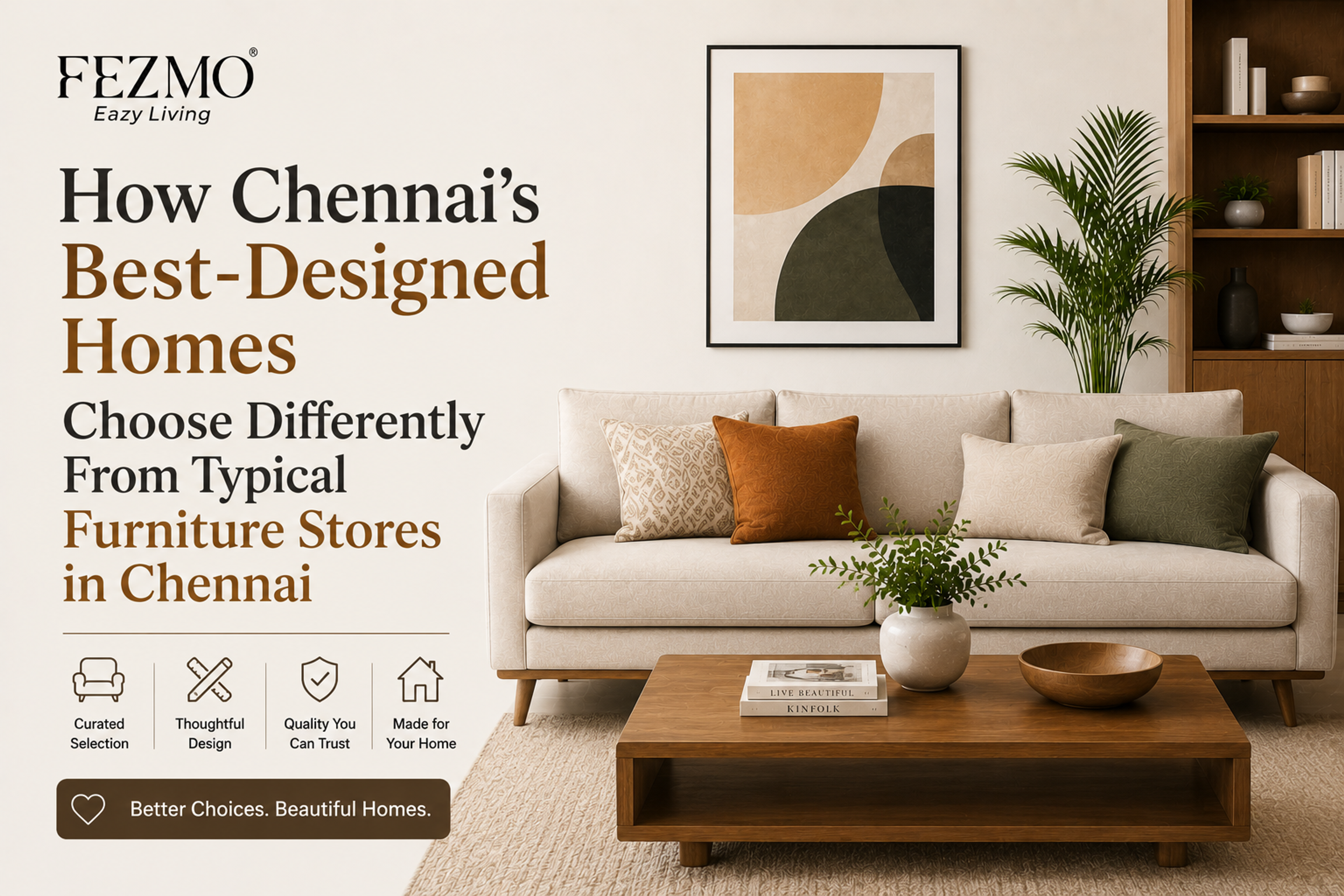 How Chennai's Best-Designed Homes Choose Differently From Typical Furniture Stores in Chennai