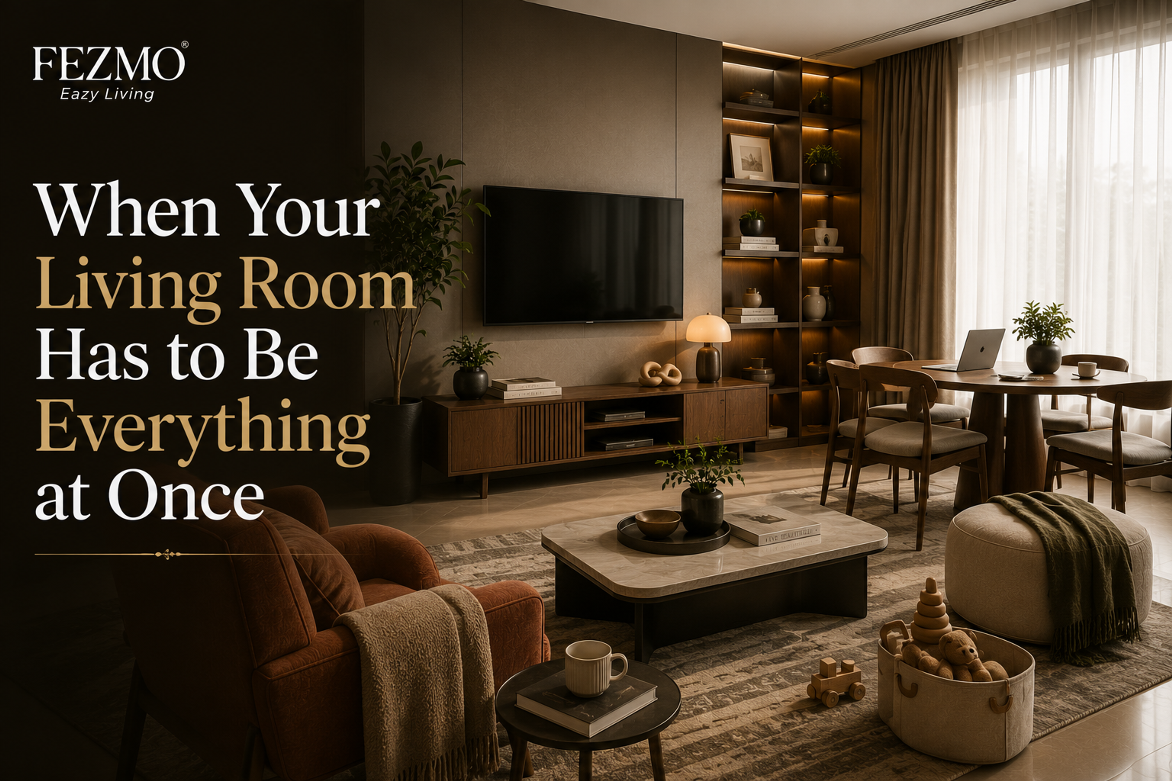 When Your Living Room Has to Be Everything at Once