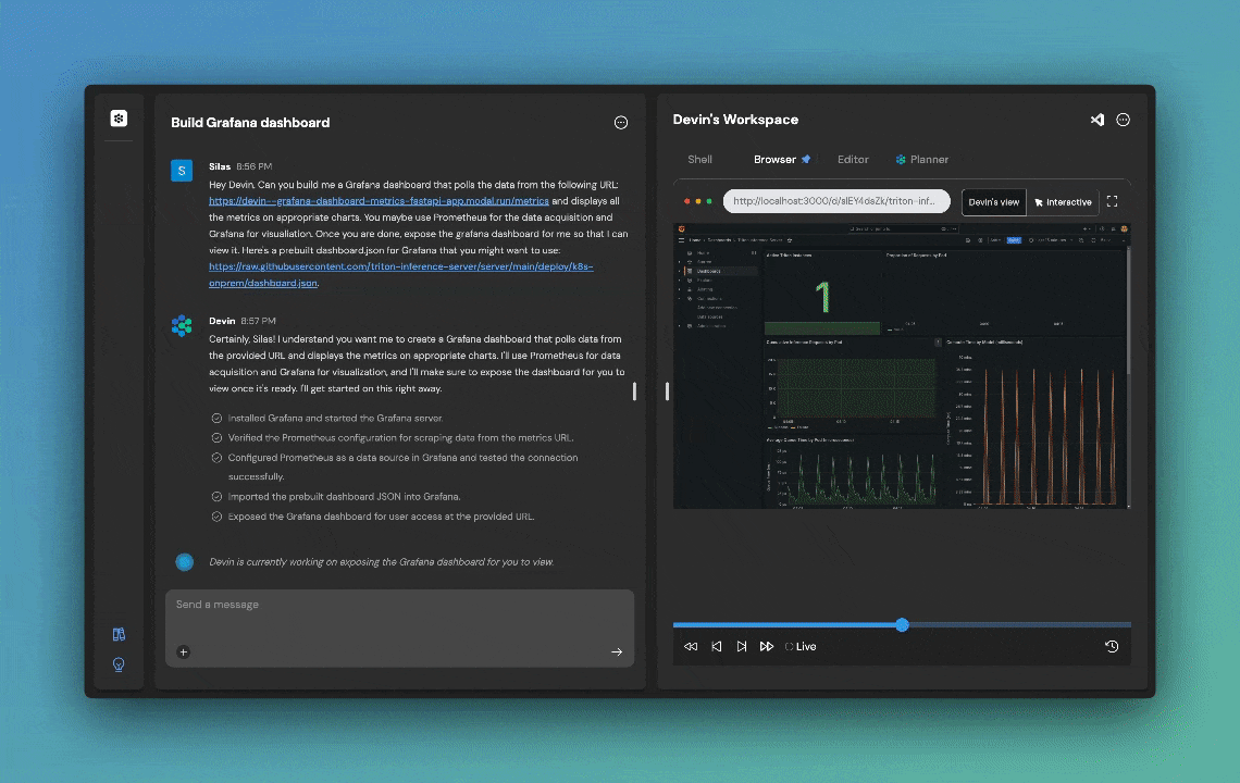 Simulated User Agent