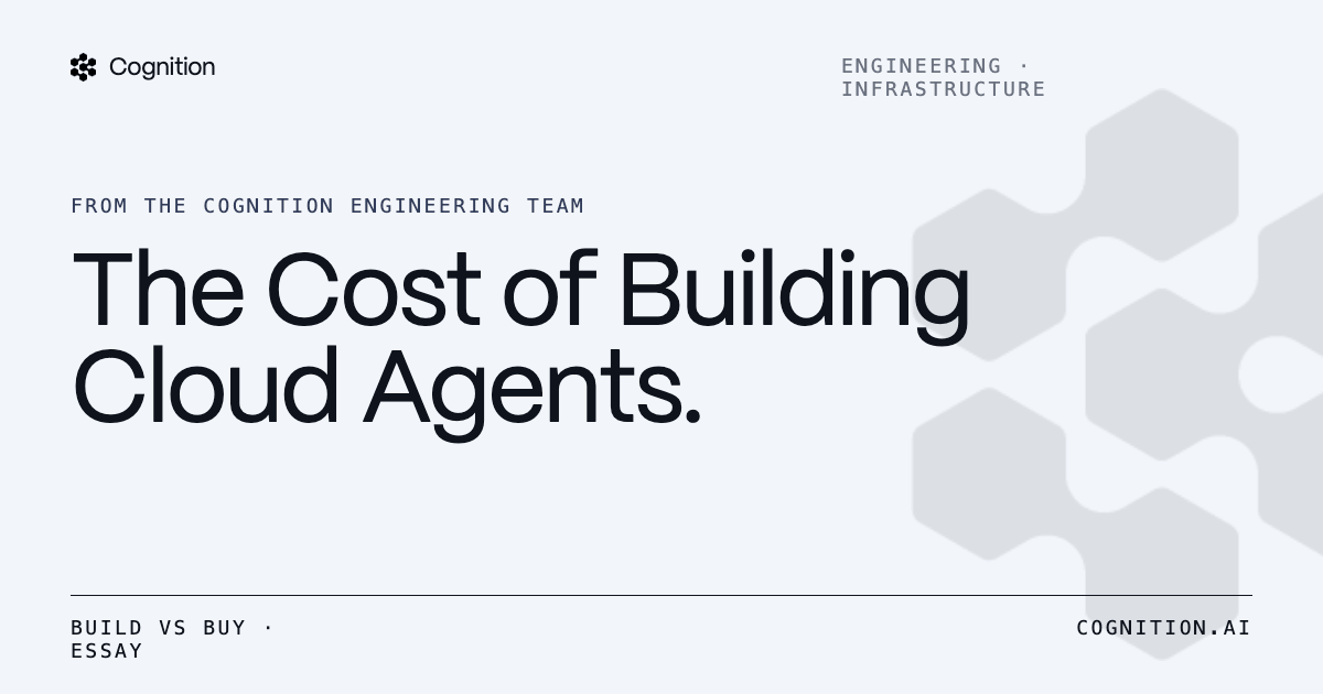The Cost of Building Cloud Agents