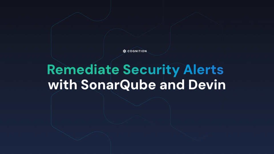 Automatically Remediate Security Alerts from SonarQube with Devin