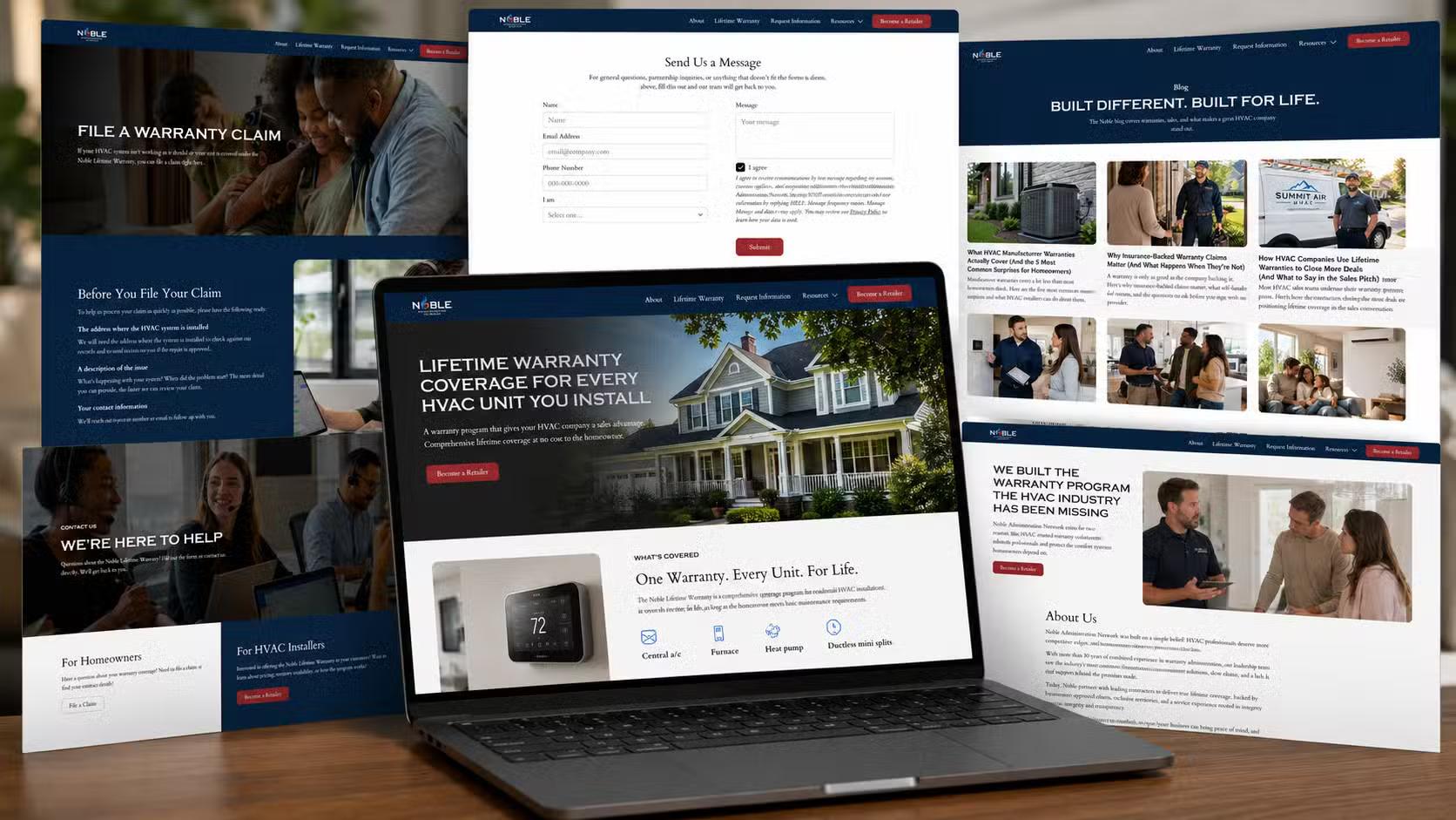 Noble Administration Network Mockup