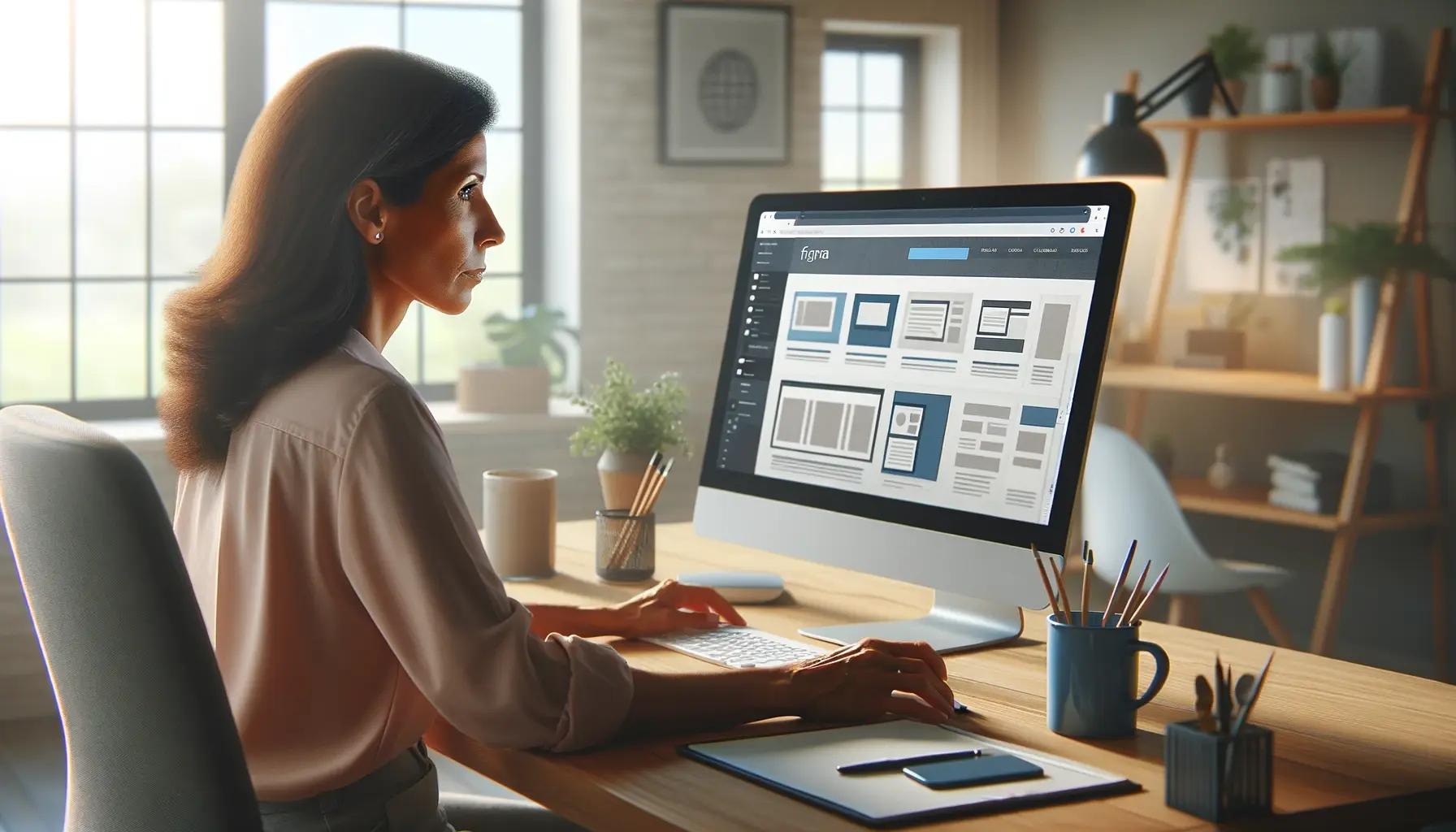 web designer working on a good website design for their next website project