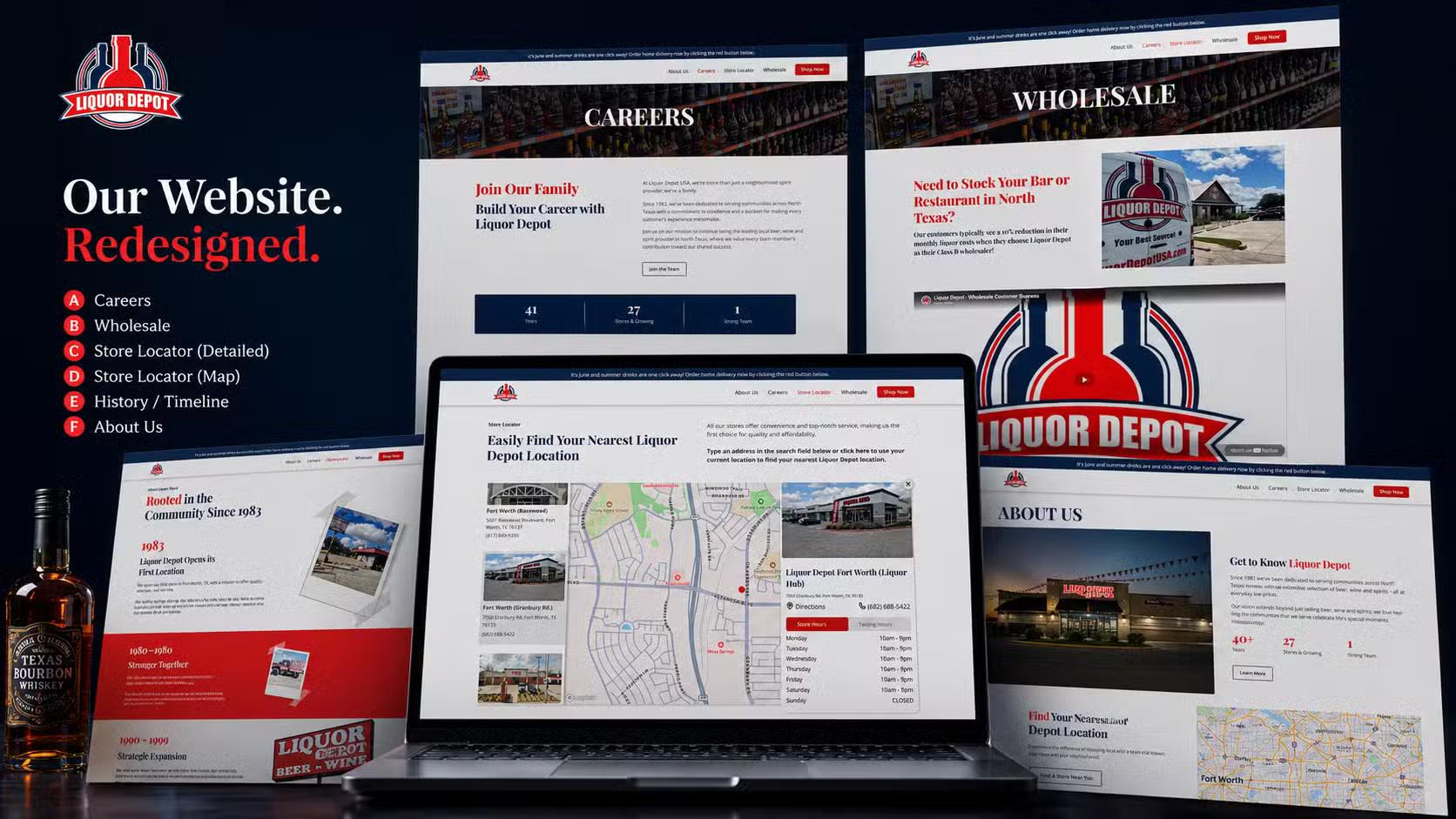 Liquor Depot Case Study Mockup