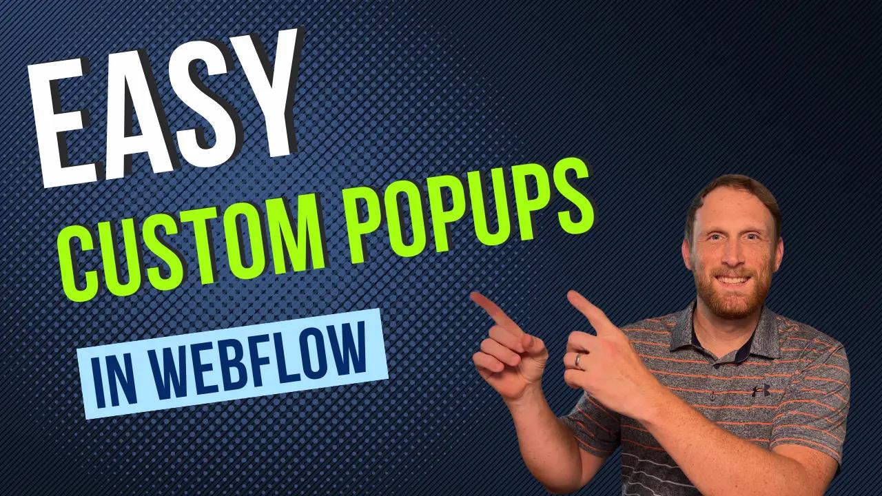 complex popups in webflow using interactions open graph and youtube thumbnail