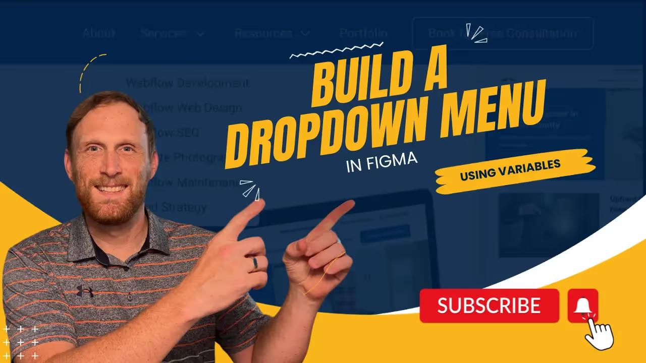 Figma Tutorial for dropdown dynamic menu