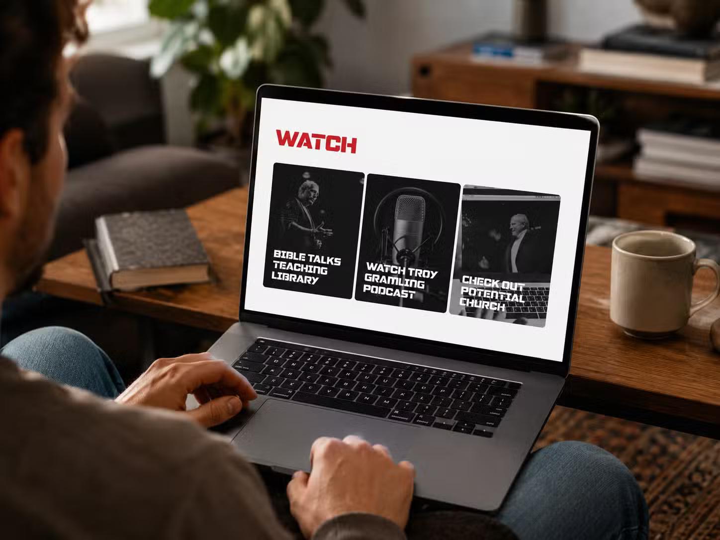 Troy Gramling Website Section Mockups