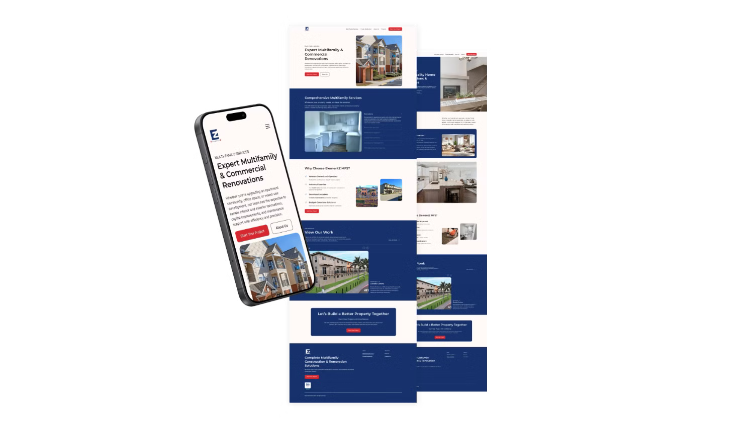 mobile and desktop view