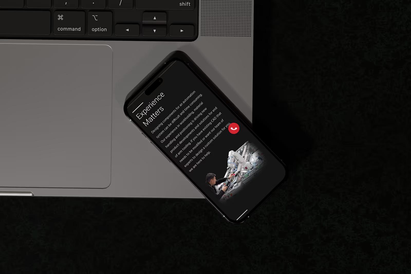 grip shape website mobile