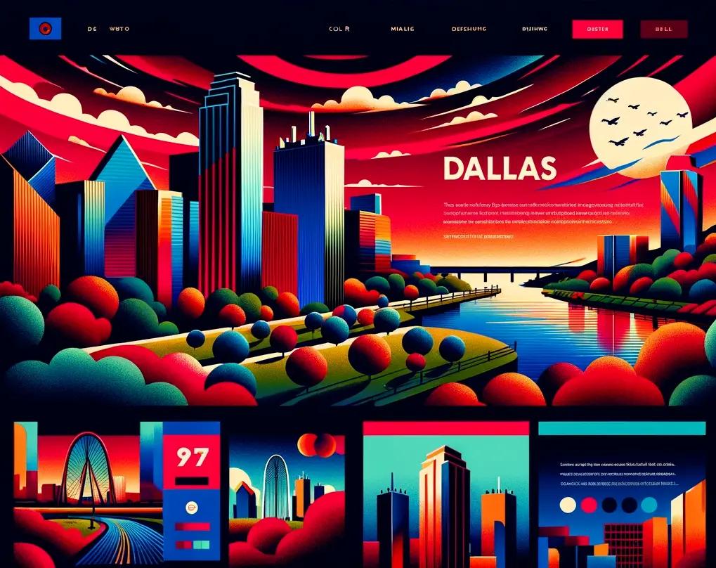 bold website design for dallas