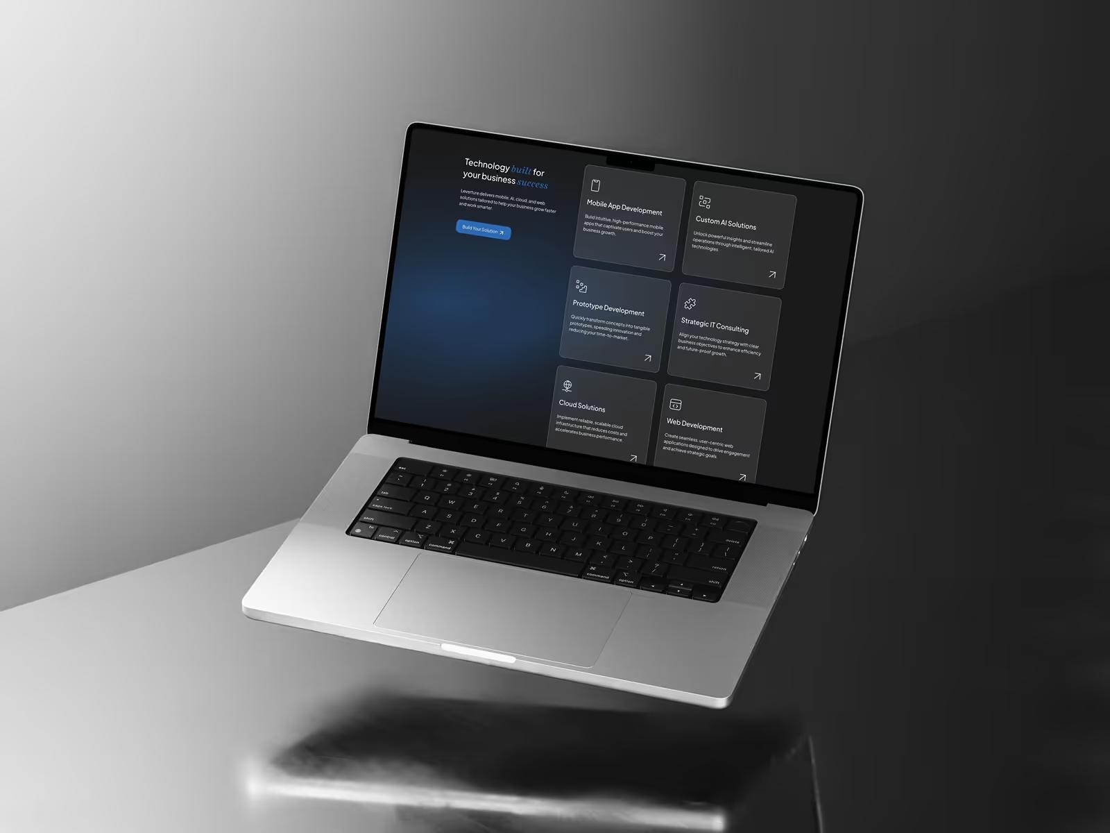 Leverture homepage cards