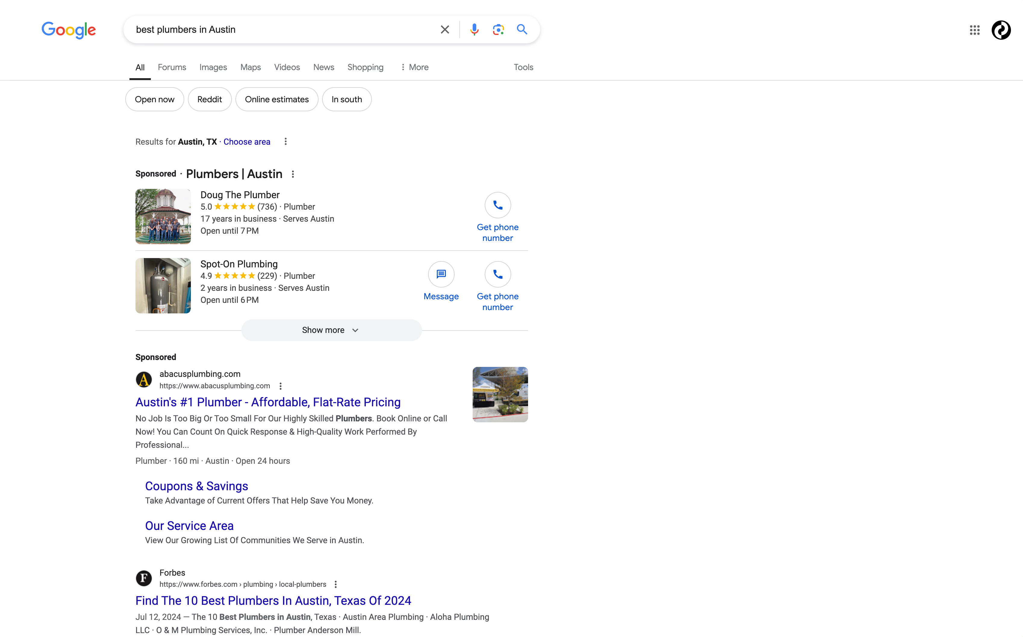 commercial intent in search