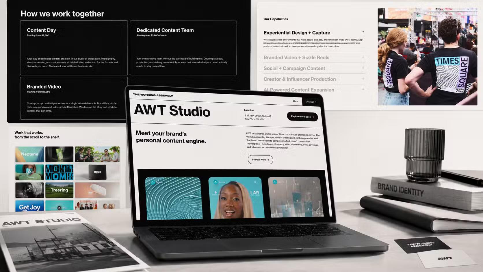 Final Mockup of AWT Website