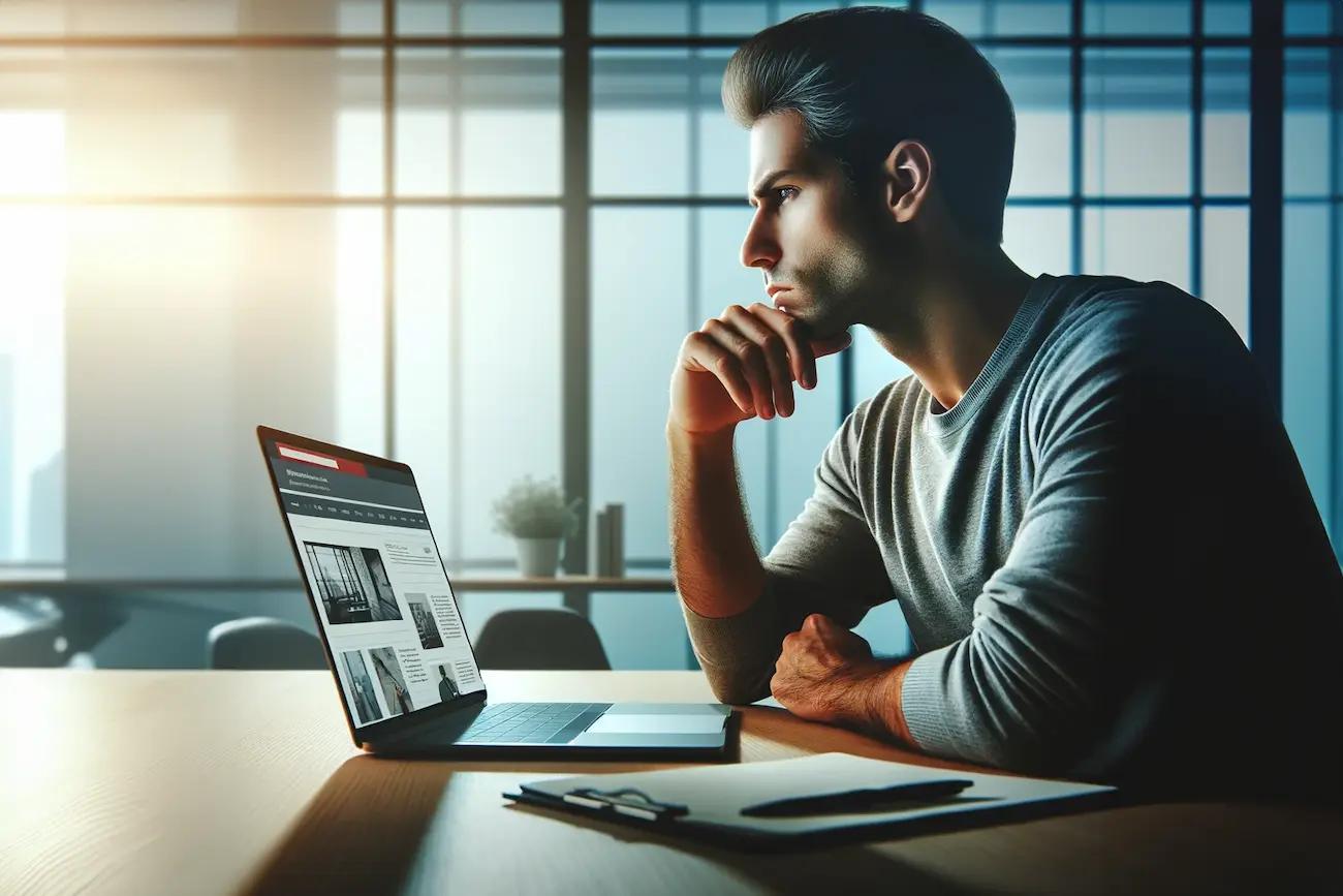 man wondering how do I drive more conversions on my website