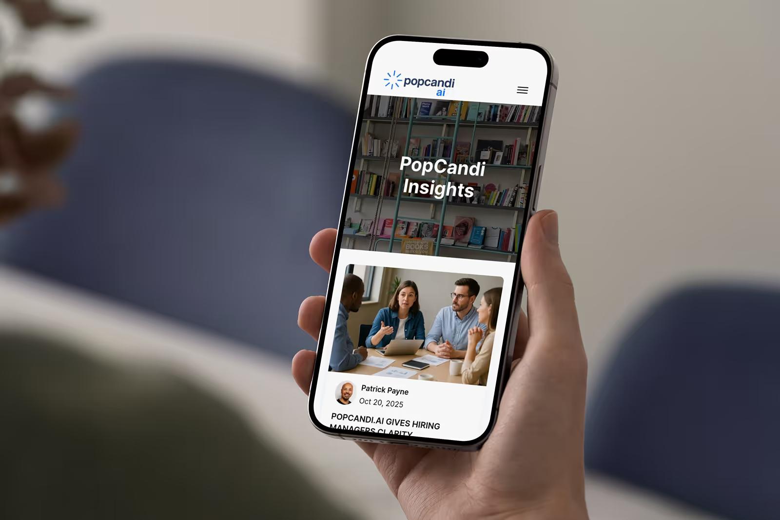 popcandi insights blog post page