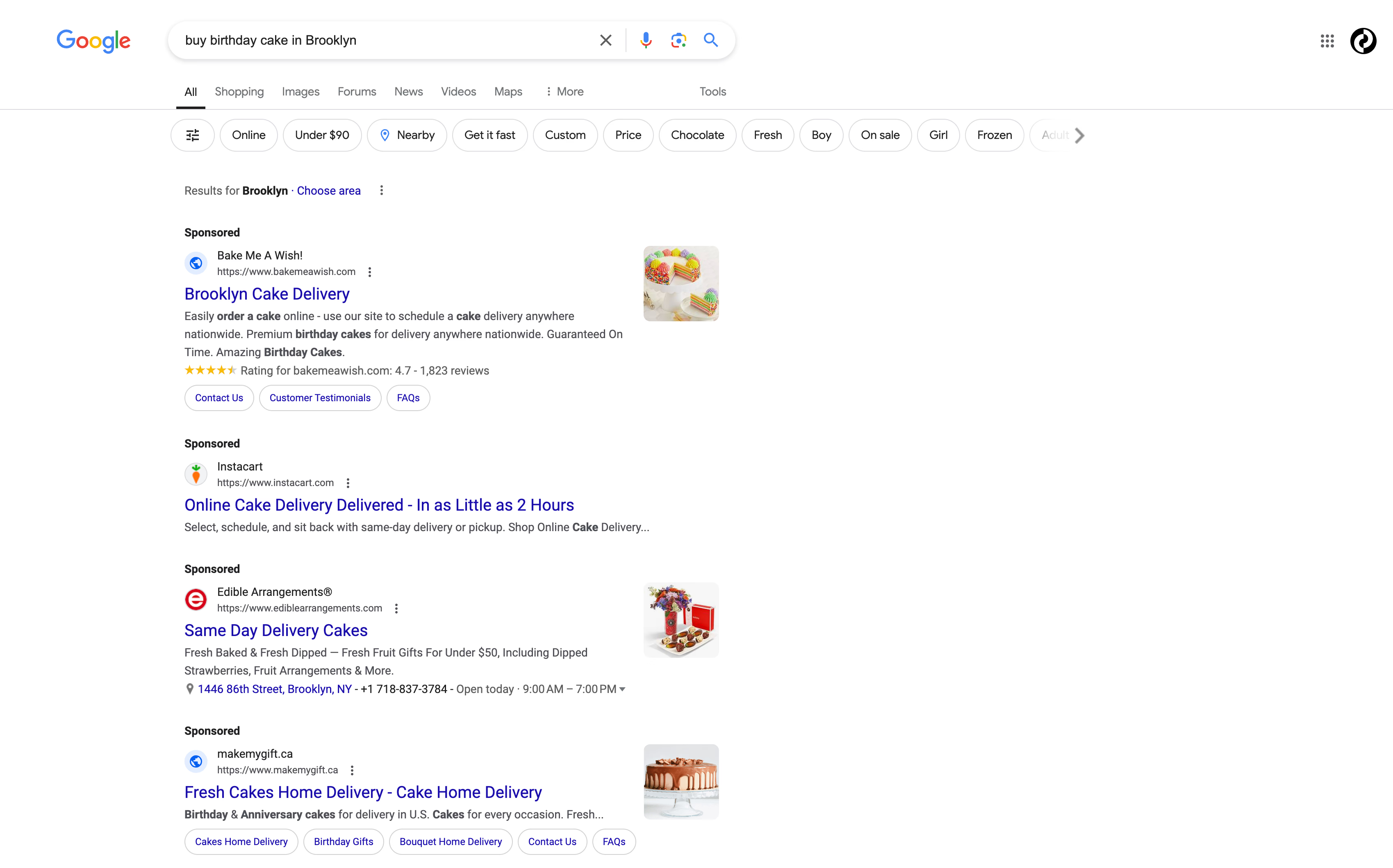 transactional intent in search