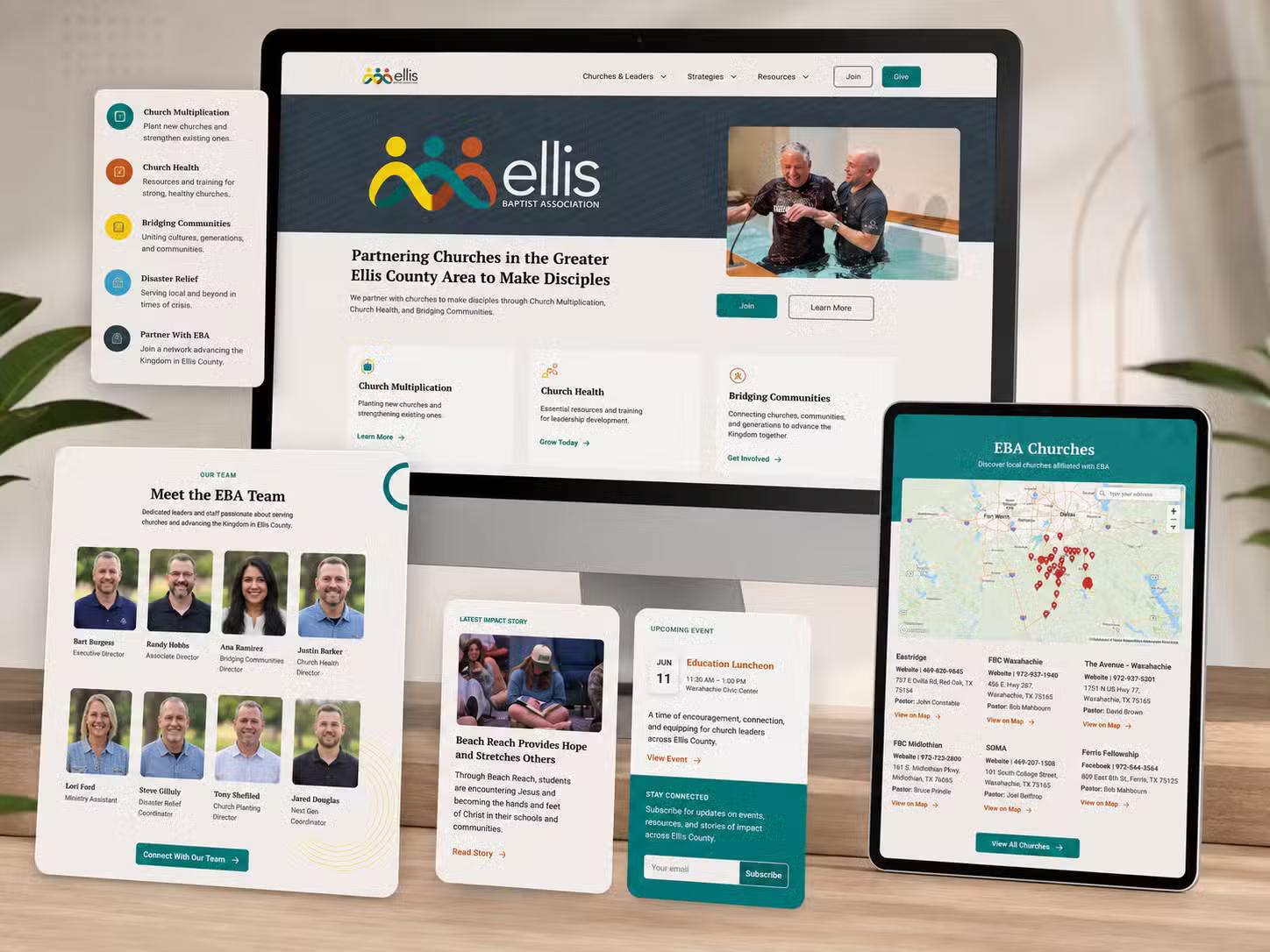 Ellis Baptist Association Mockup