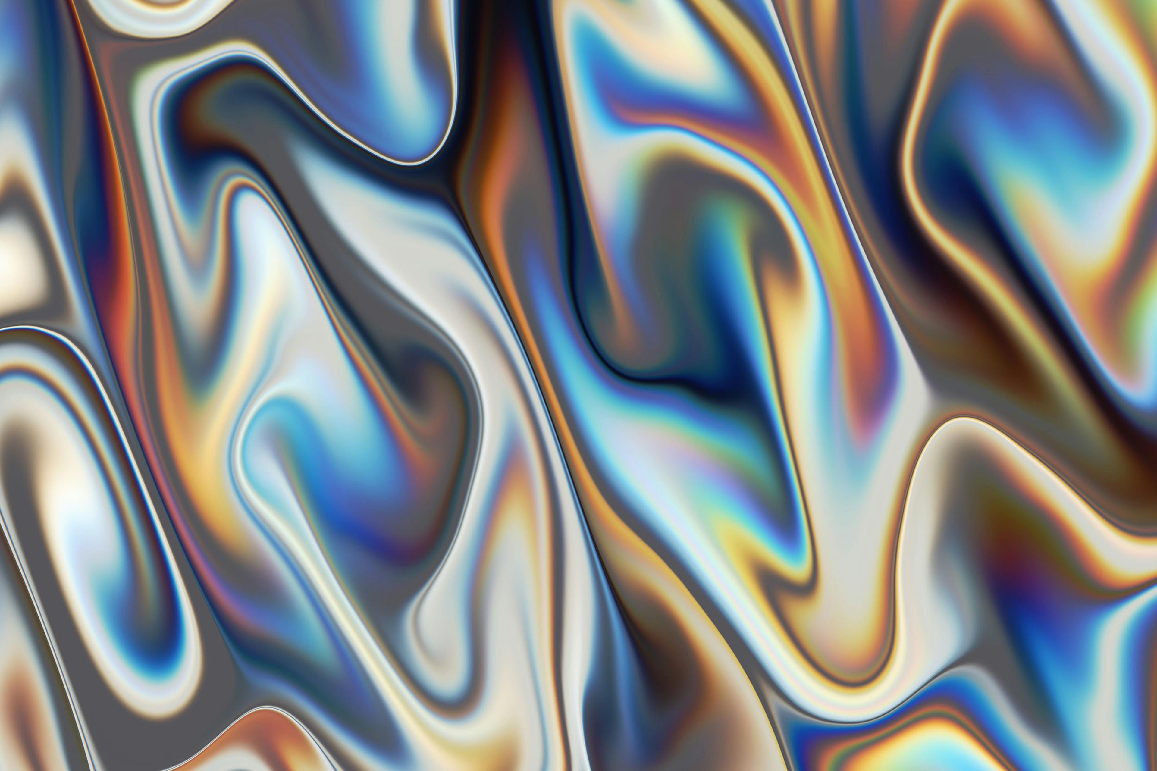 Colourful oil background