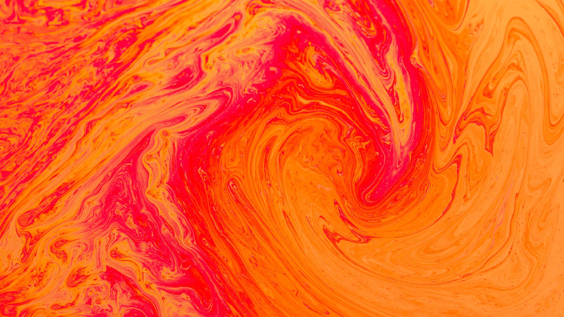 Orange swirly background
