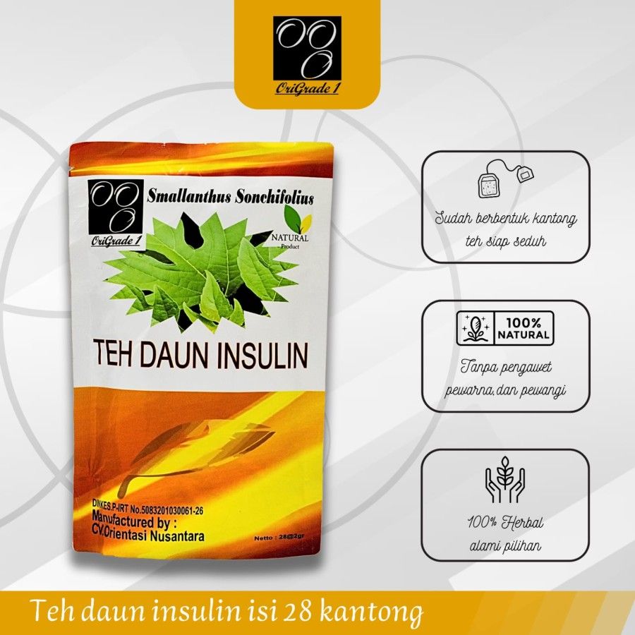 Ori Grade 1 Smallanthus Sonchifolius Tekan Diabetes TEH Daun Insulin 2