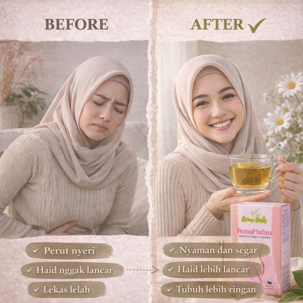 ORINUS HERBS FEMOFLUBUS – Teh Lancar Haid & Keputihan 4