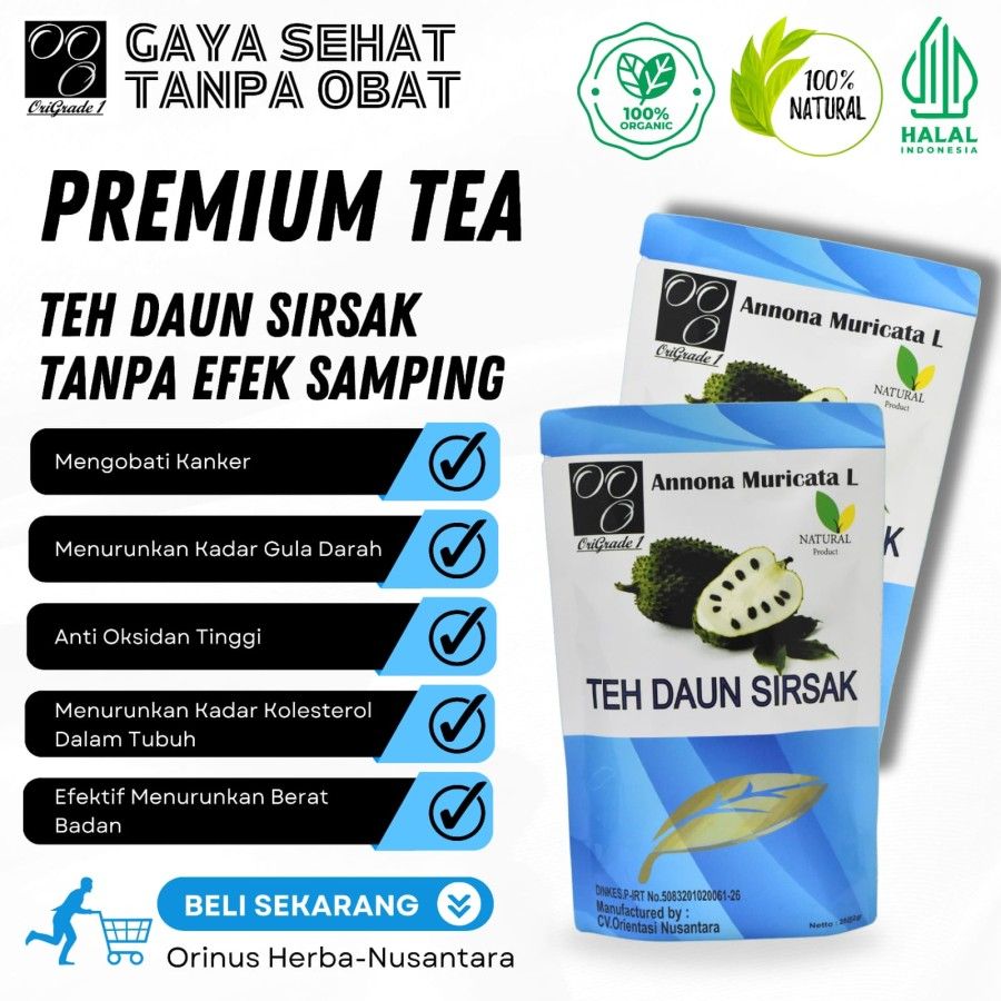Teh Daun Sirsak Anoma Muricata OriGrade 1 2
